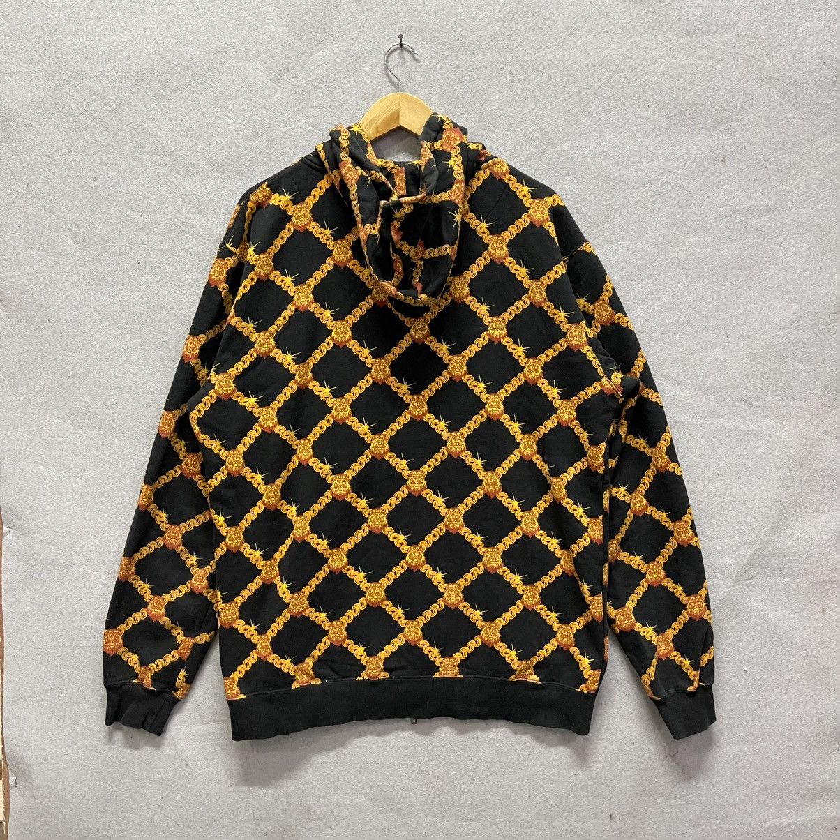 Japanese Brand Vintage Mural “Chain & Lion” Full Zip Hoodie Studio Murasaki Size US XL / EU 56 / 4 - 7 Thumbnail