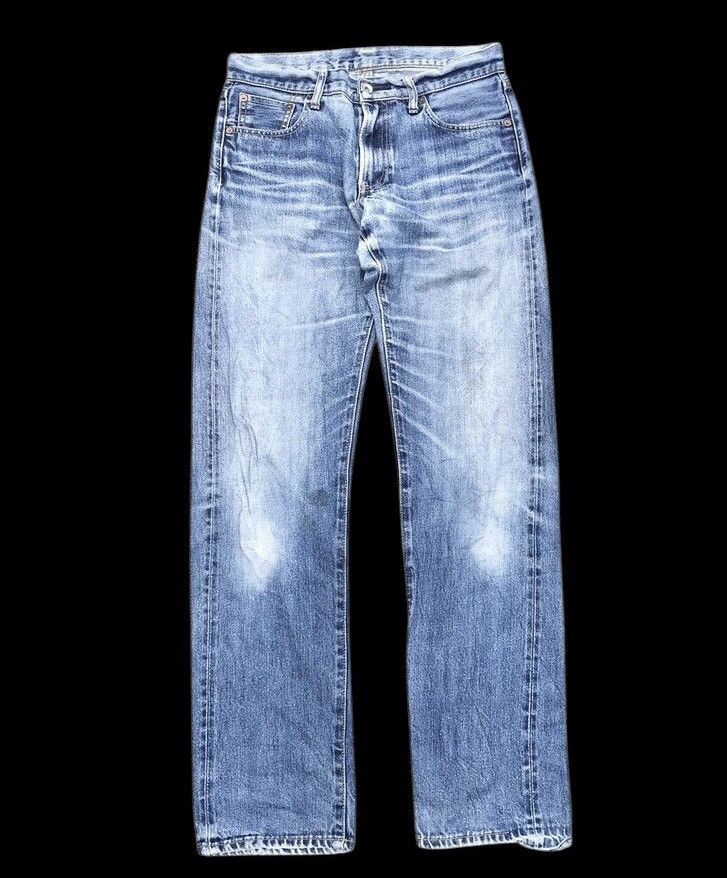 Uniqlo SELVEDGE REDLINE DISTRESSED JEANS Size US 30 / EU 46 - 1 Thumbnail