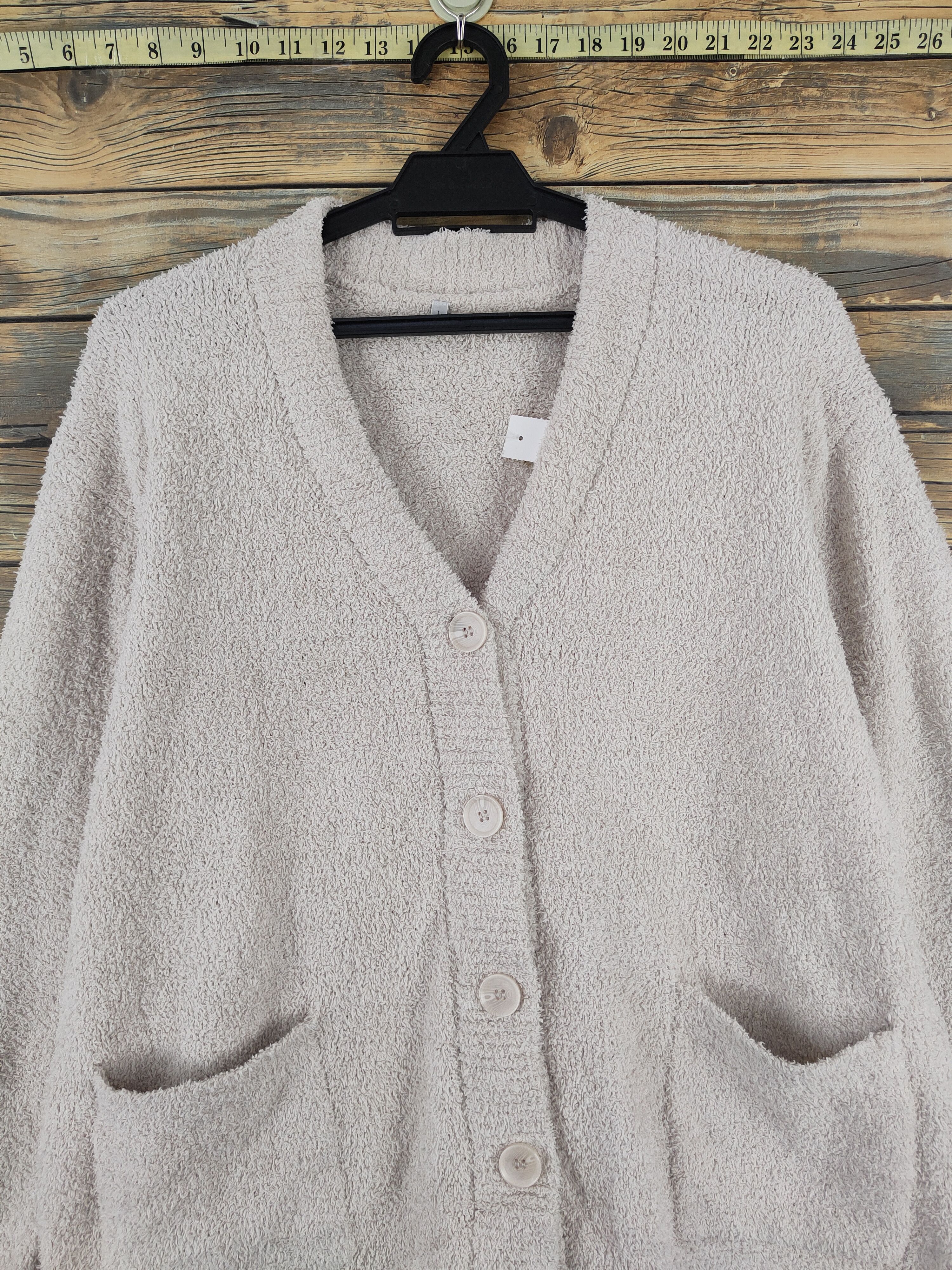 Homespun Knitwear × Japanese Brand Comfo-strain Ivory Fur Faux Knitwear Cardigan #W2178 Size L / US 10 / IT 46 - 2 Thumbnail
