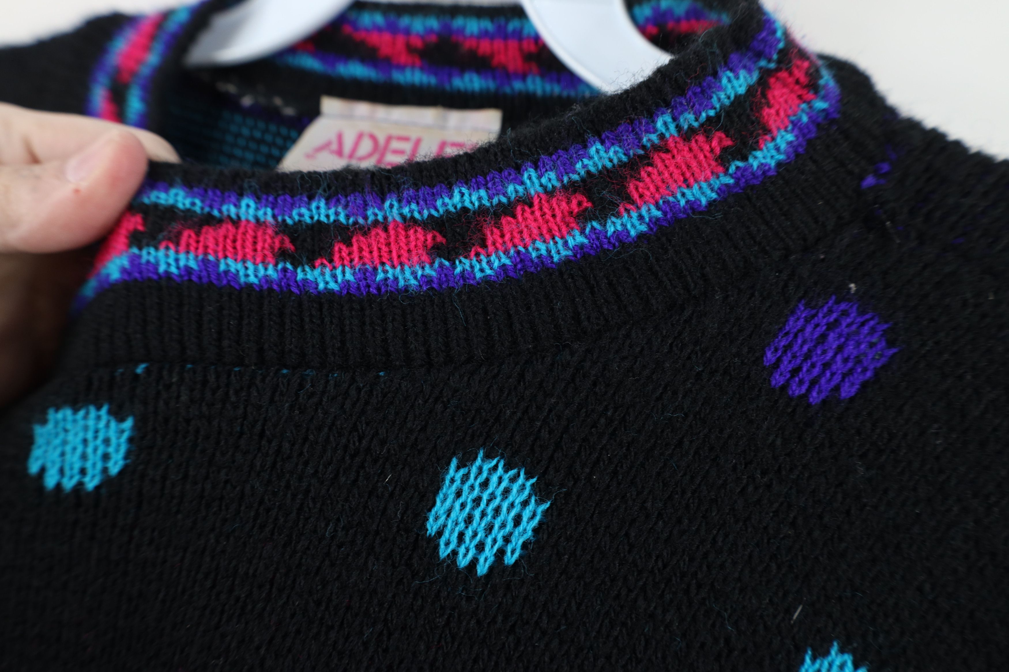 Vintage Vintage 90s Streetwear Southwestern Knit Tunic Sweater USA Size XXL / US 16-18 / IT 52-54 - 6 Thumbnail