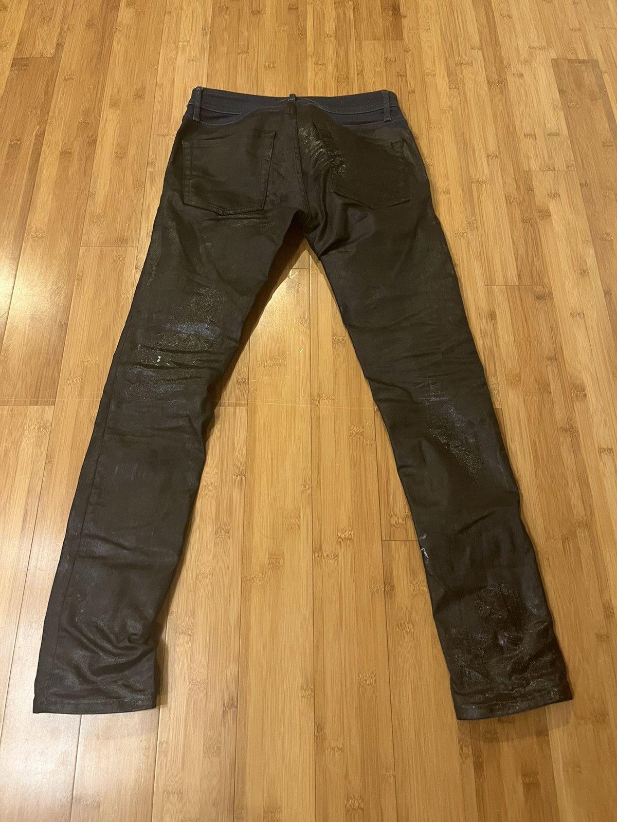 Jack & Jones Waxed Jeans Size US 28 / EU 44 - 2 Thumbnail