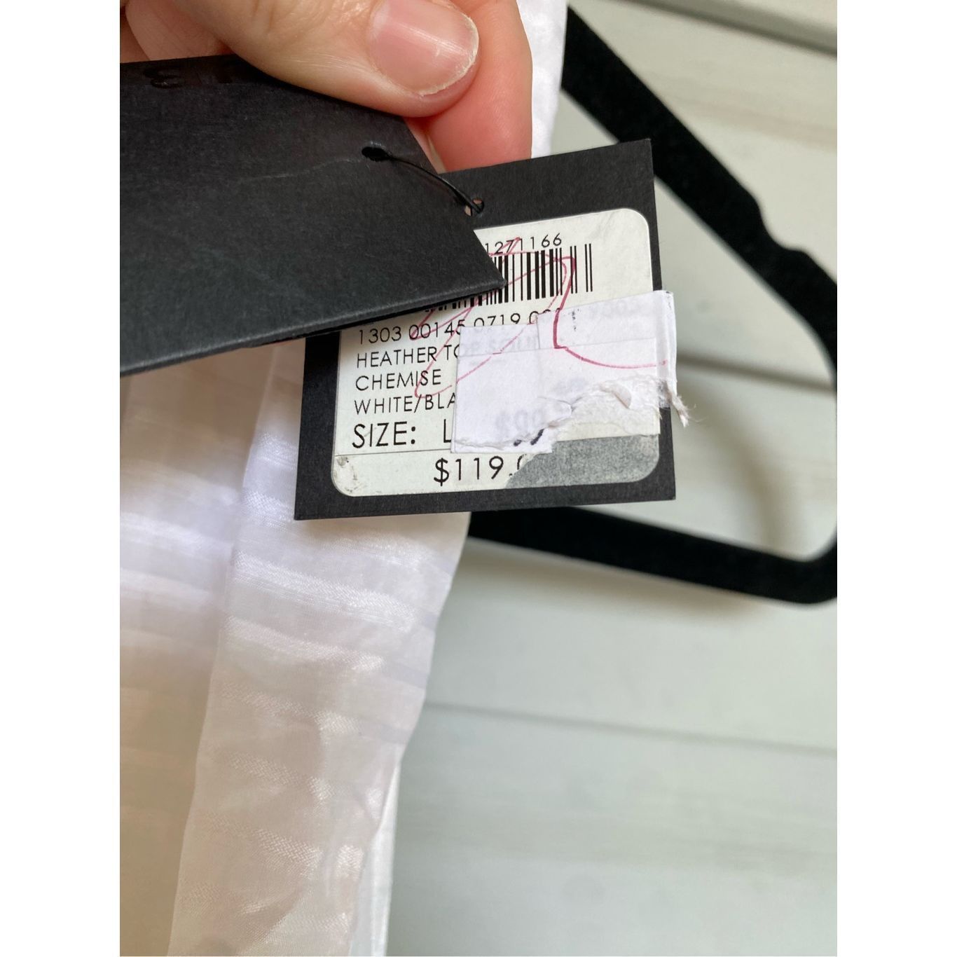 Club Monaco Club Monaco NWT Heather Top in White, Size Large, MSRP $119 Size L / US 10 / IT 46 - 2 Thumbnail