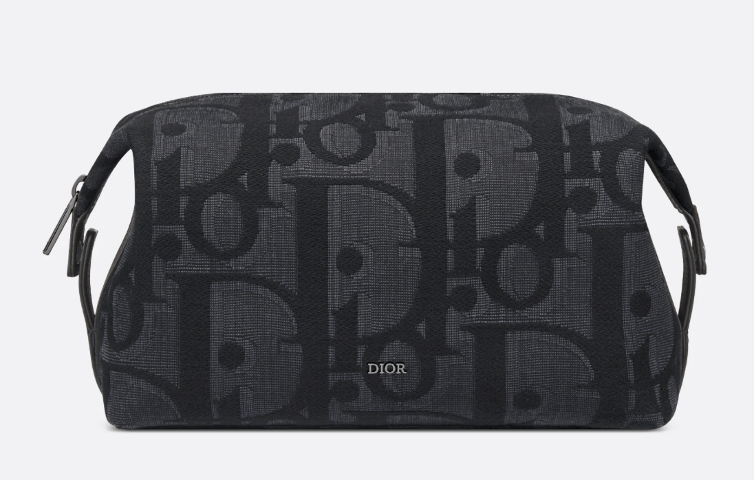 image of Dior Men Toiletry Bag in Black