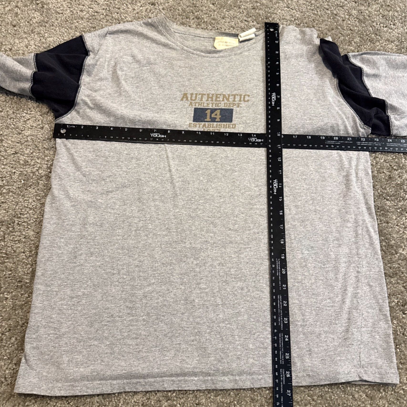 Bugle Boy VINTAGE Bugle Boy Athletic Dept. T-Shirt Long Sleeve Gray Large Mens Size US L / EU 52-54 / 3 - 6 Thumbnail
