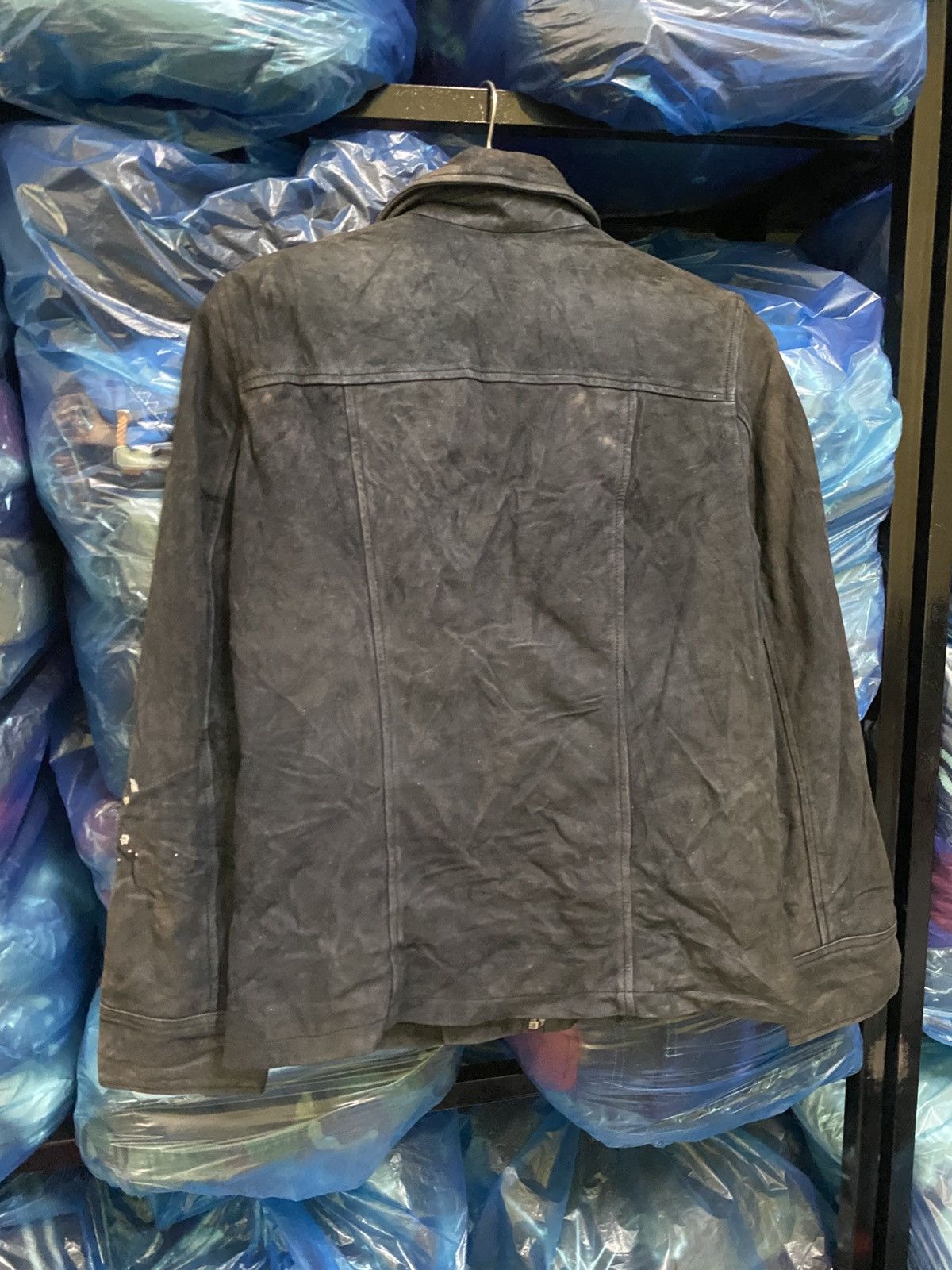 Japanese Brand Blanc Bleu Minuit Vintage Black Suede Jacket Timeless Appeal Size US XS / EU 42 / 0 - 9 Thumbnail