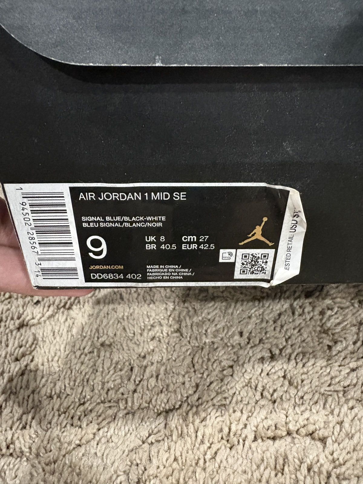 Jordan Brand Air Jordan 1 Se in blue colorway Size US 9 / EU 42 - 7 Thumbnail