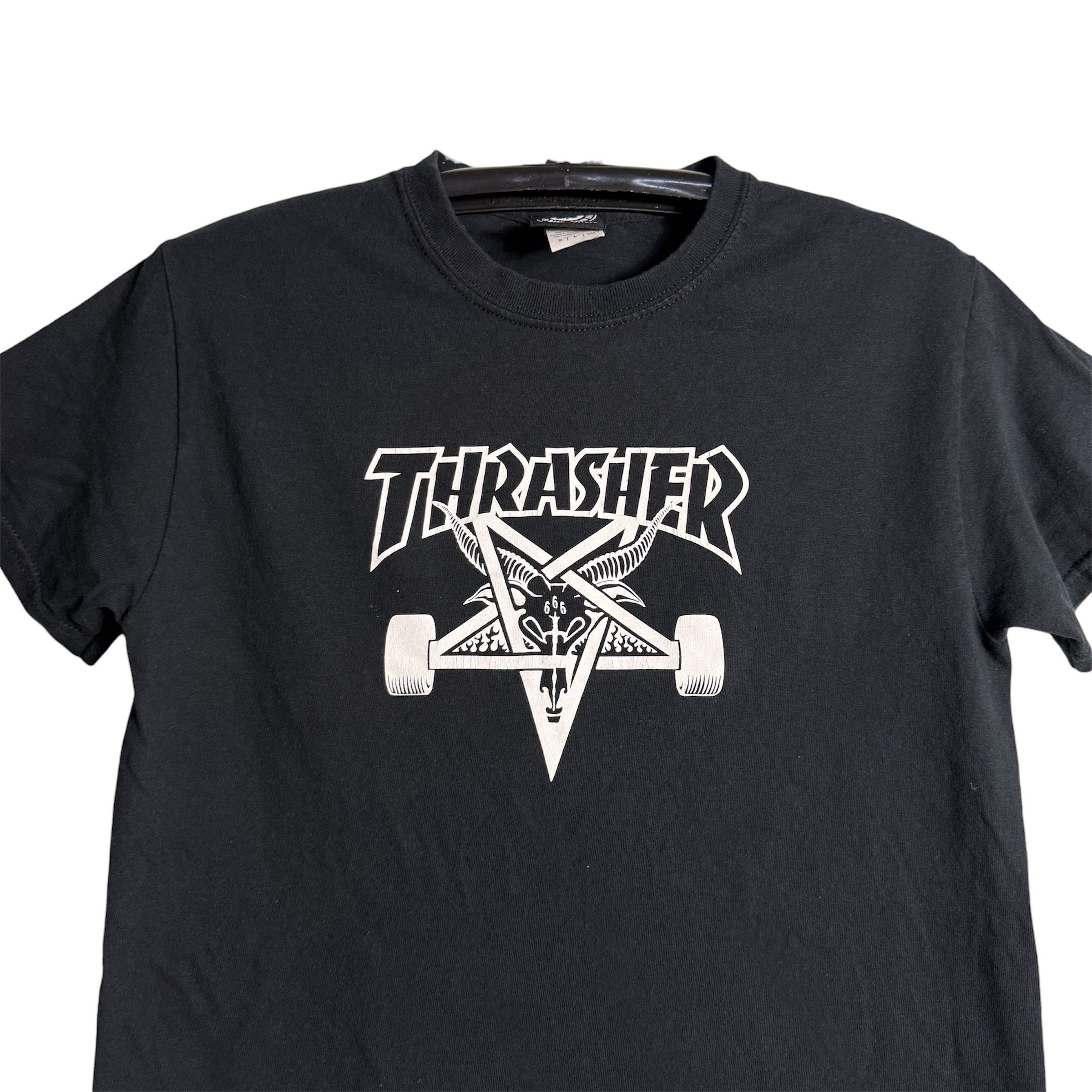 Thrasher 🔥RARE🔥Vintage Trasher Skategoat Spell Out T-shirt Size US S / EU 44-46 / 1 - 2 Thumbnail