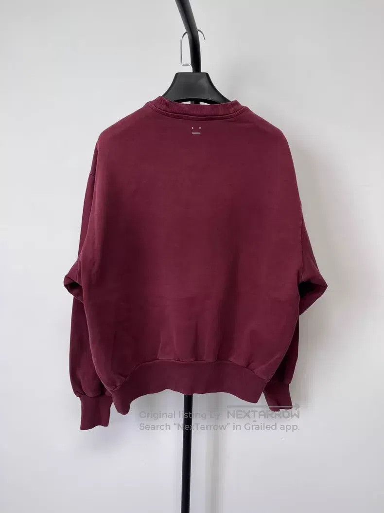 Acne Studios Acne Studios Merlot Colored Sweatshirt Size XXS / US 00 / IT 34 - 2 Thumbnail