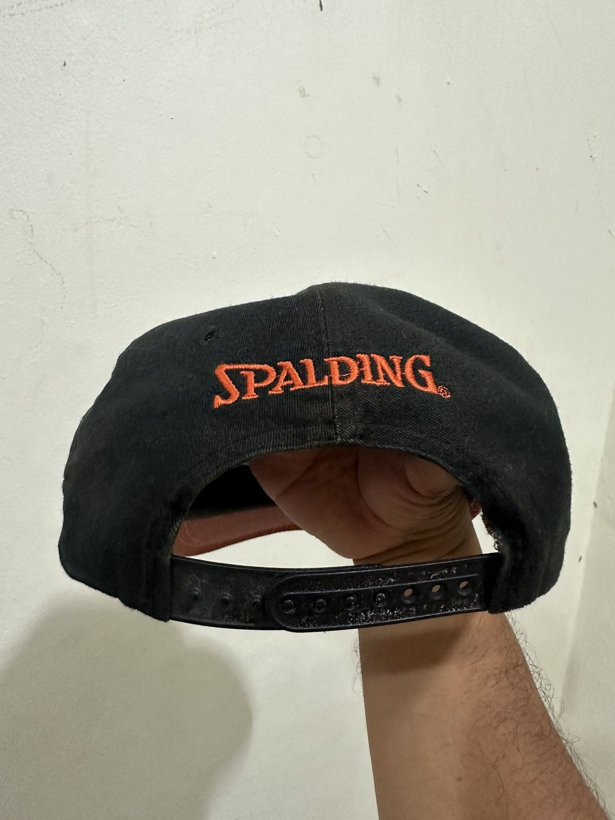 Spalding × Vintage Rare 90's Spalding Basketball Visor Made In Japan Size ONE SIZE - 12 Thumbnail
