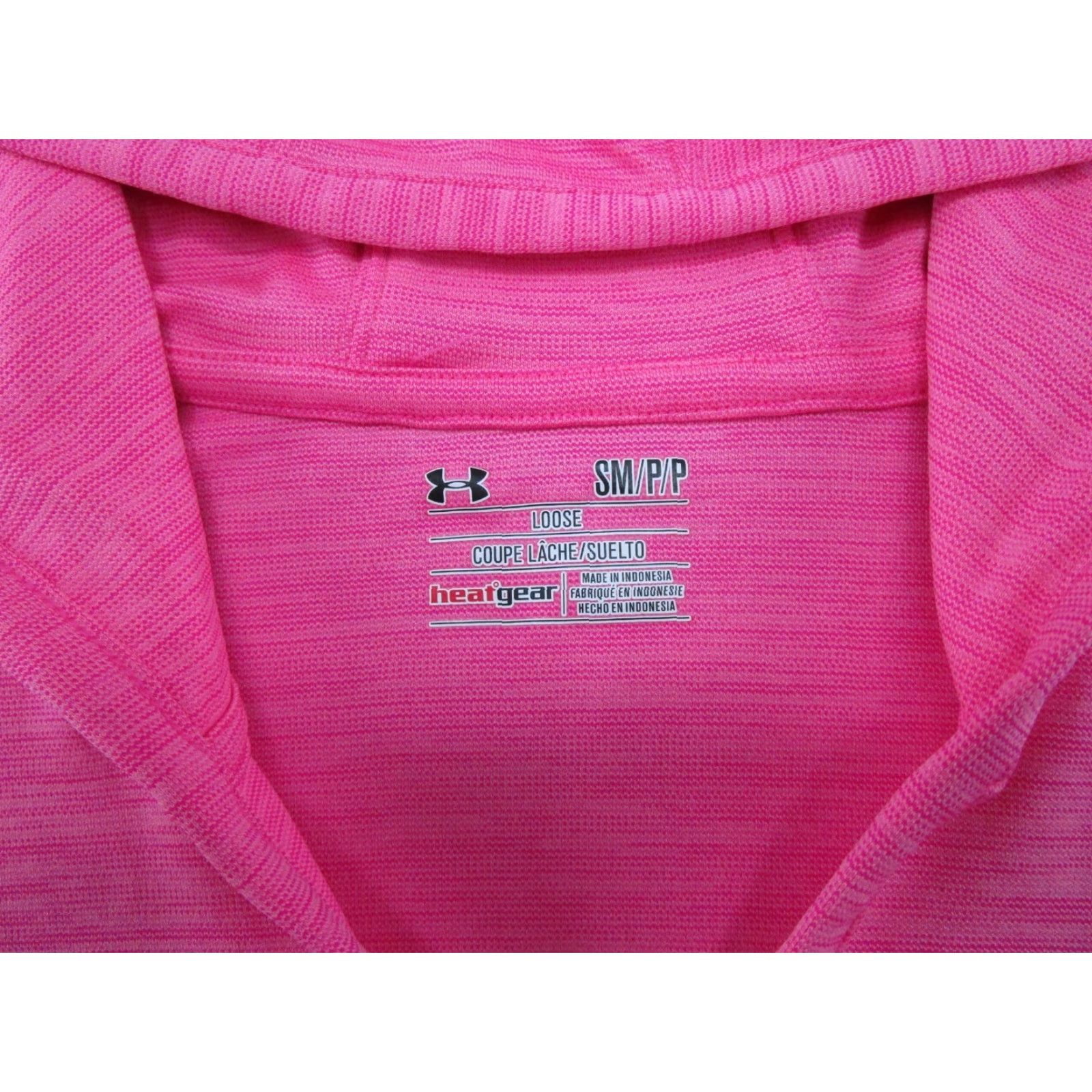 Under Armour Under Armour Hoodie Womens Size S Stretch Pink Loose Heatgear Athletic Running Size S / US 4 / IT 40 - 2 Thumbnail