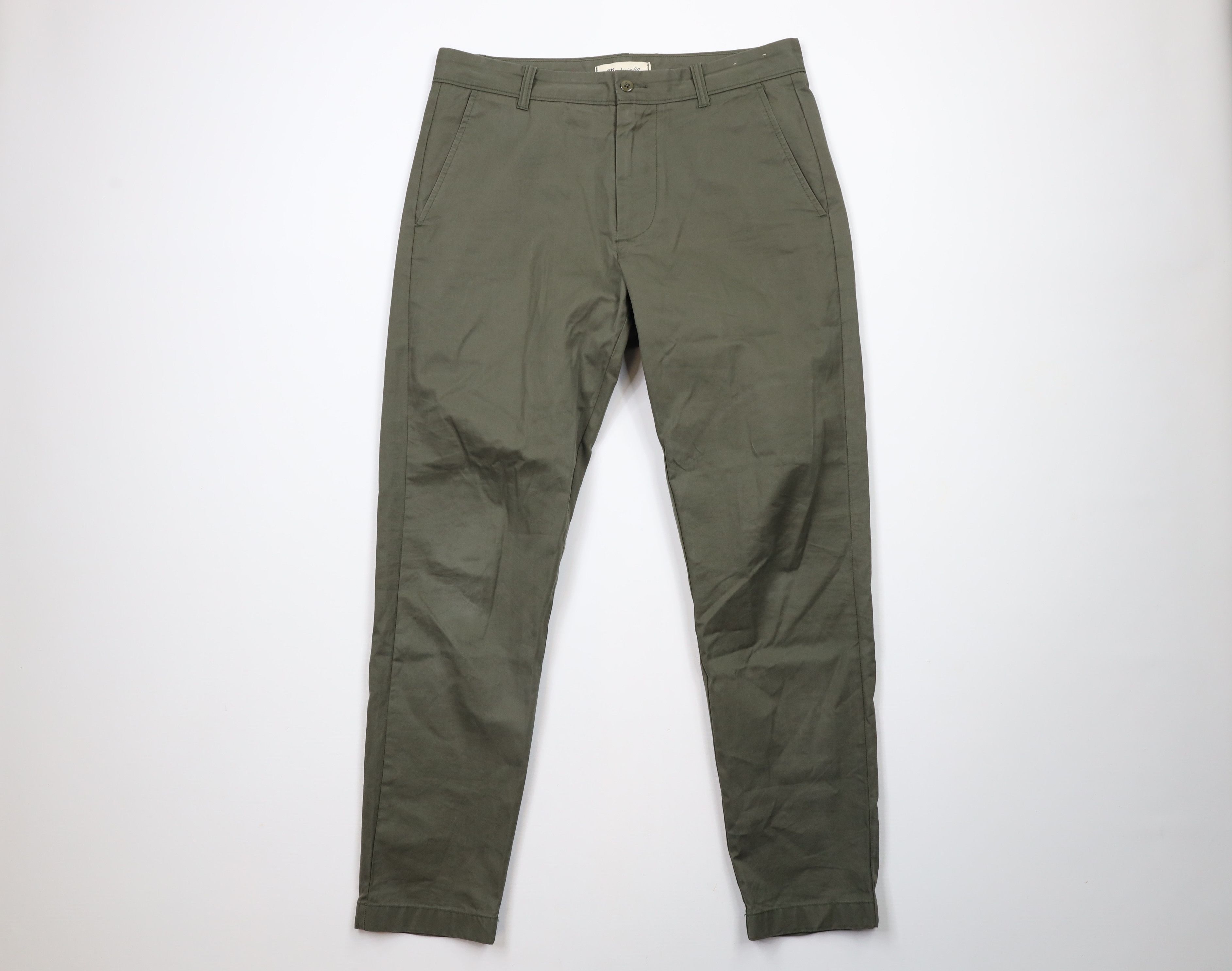 Madewell × Vintage Madewell Lightweight Relaxed Taper Leg Chino Pants Green Size US 32 / EU 48 - 1 Thumbnail