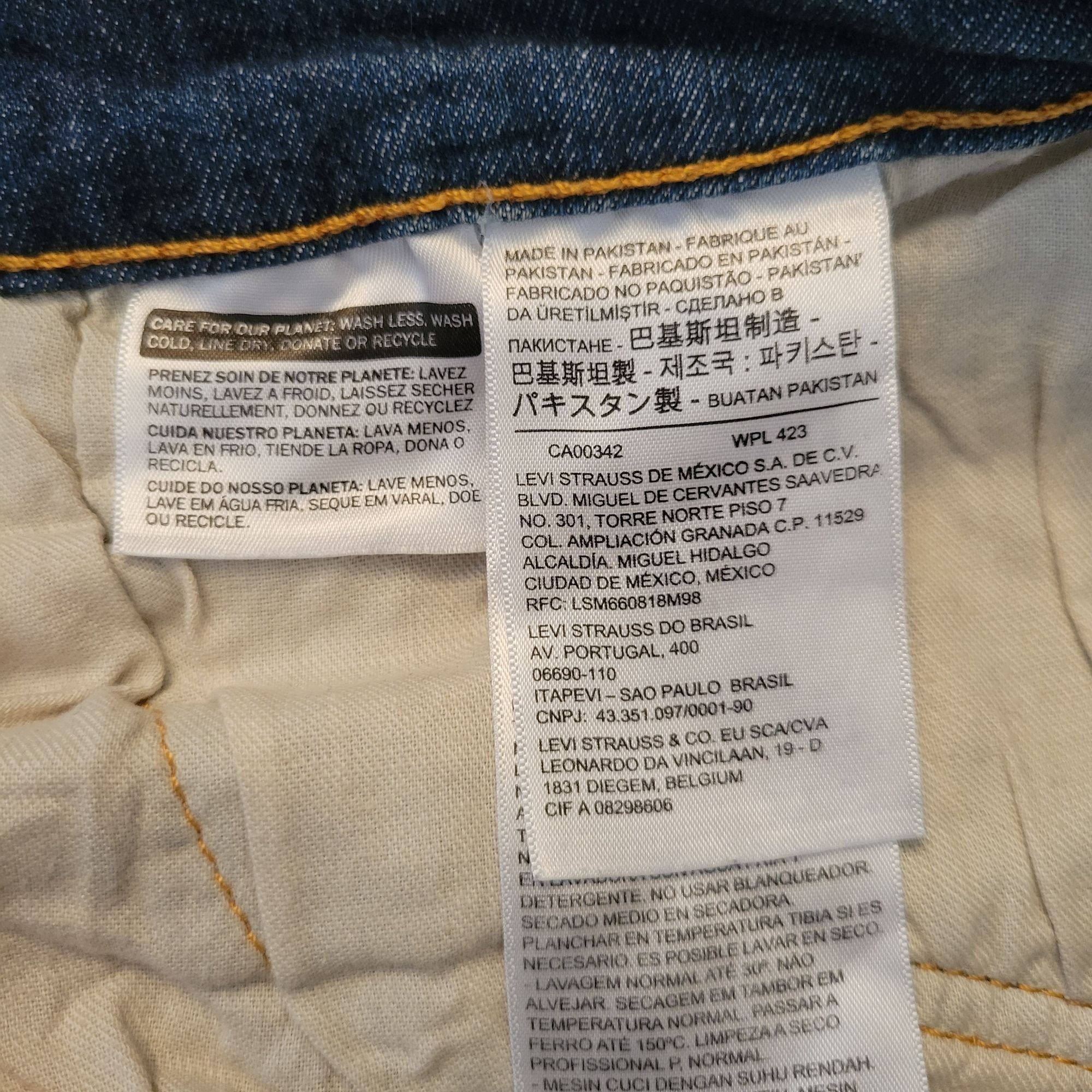 Levi's Levis 559 Relaxed Straight Fit Blue Denim Jeans 48x32 Classi Size US 44 / EU 60 - 10 Thumbnail