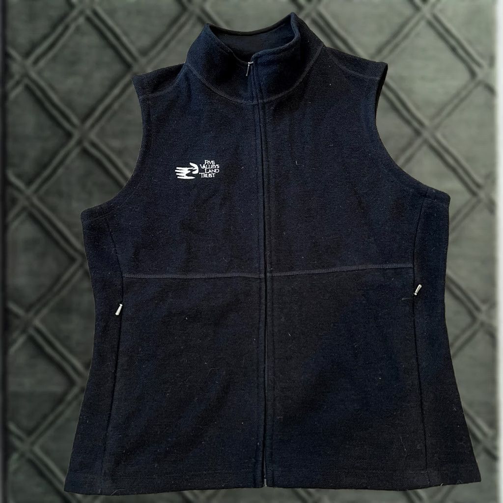 Vintage Ibex Vest Womens Carrie Full Zip Mockneck Wool Pullover Black Size Medium Size M / US 6-8 / IT 42-44 - 1 Thumbnail