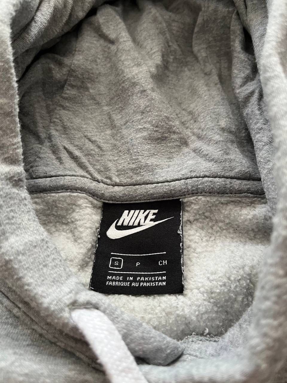 Nike × Vintage Nike Hoodie Big Logo 00s Vintage Drill Swoosh Size US S / EU 44-46 / 1 - 7 Thumbnail