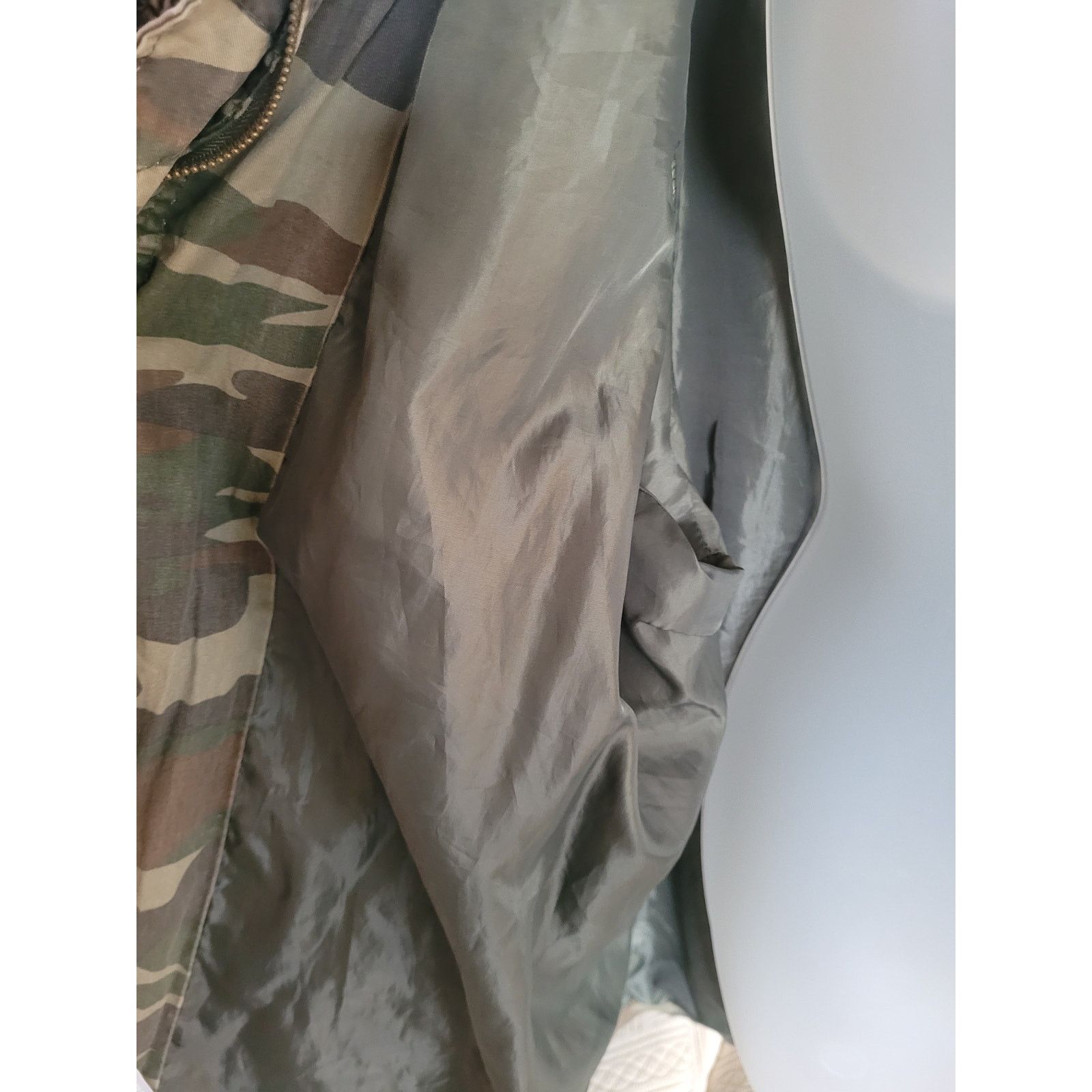 New Look New Look Camo Jacket Zip/Snap Lined Drawstring Waist Sz 3X Size 3XL / US 20-22 - 8 Thumbnail