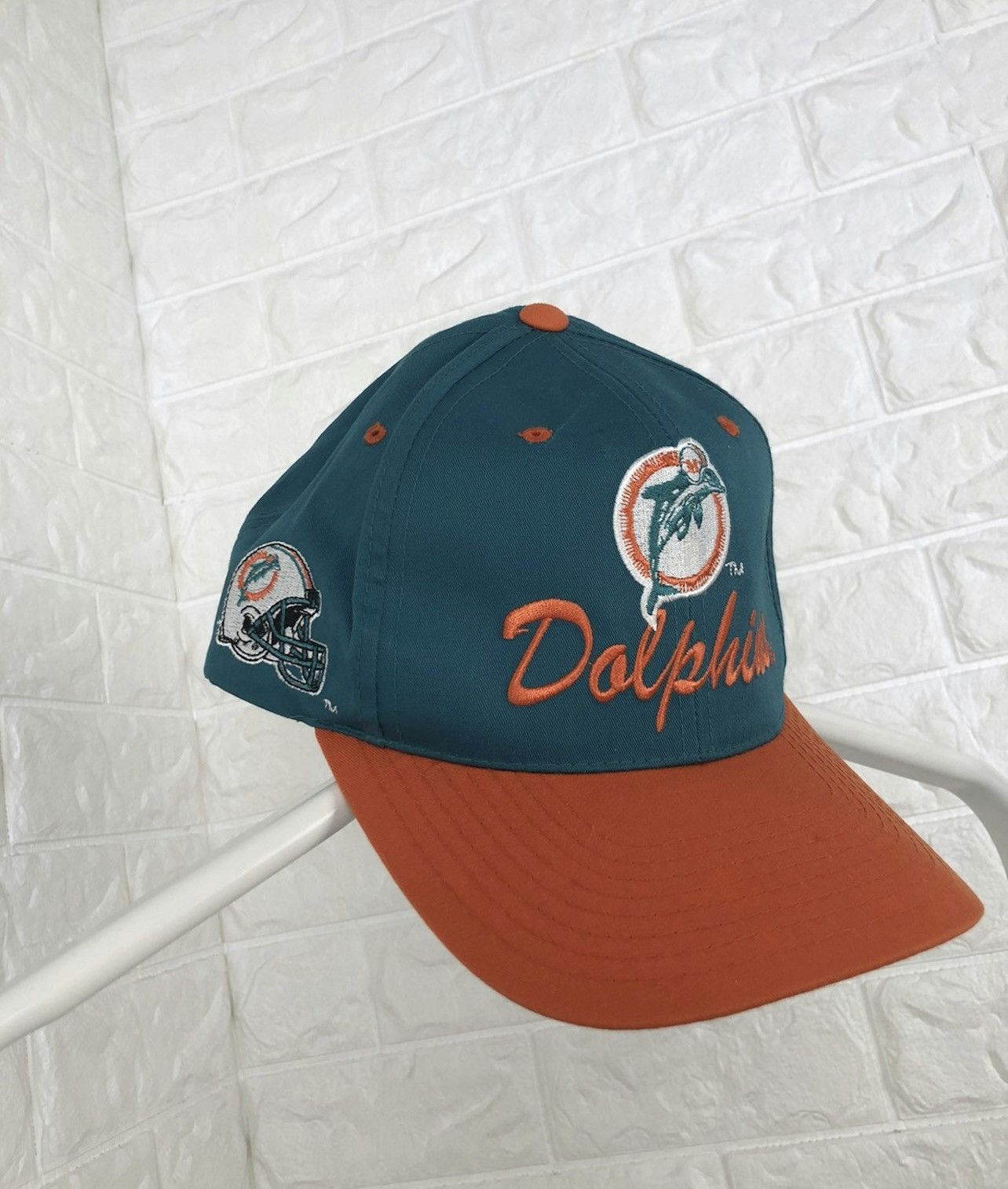 NFL × Vintage Vintage 90s Miami Dolphins Hat Size ONE SIZE - 3 Thumbnail
