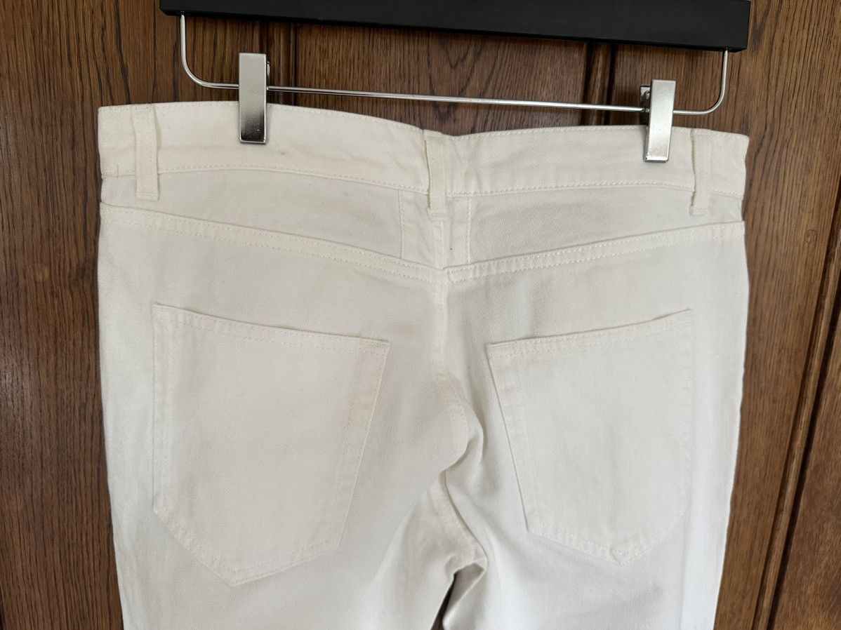 Saint Laurent Paris FW16 Saint Laurent knee slit ripped white jeans Hedi slimane Size US 32 / EU 48 - 17 Thumbnail