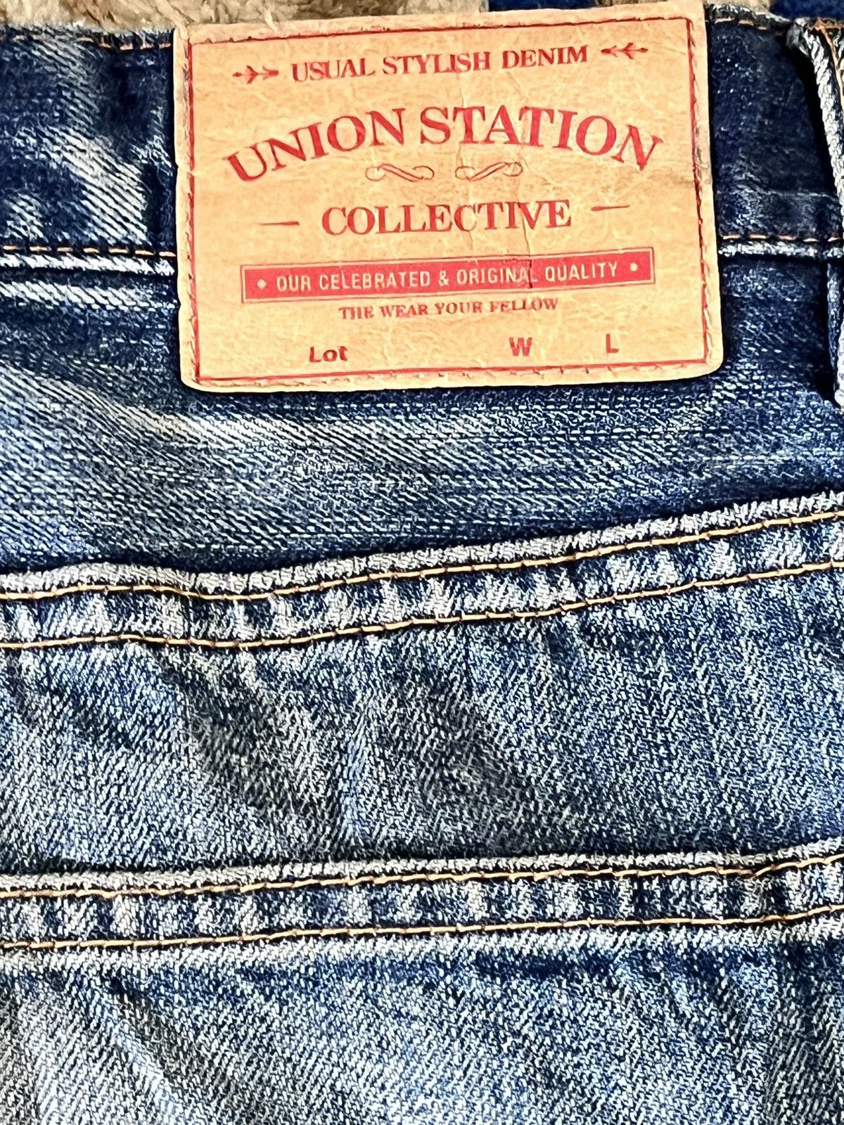 4GSELLER Vintage Union Station Selvedge Mudwash Denim Size US 30 / EU 46 - 9 Thumbnail