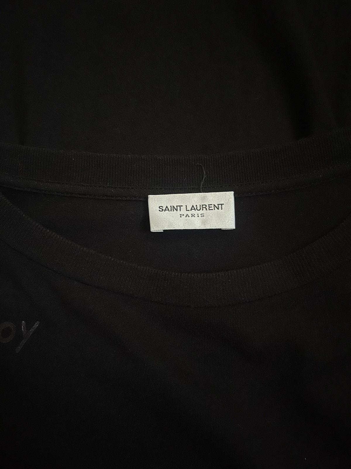 Saint Laurent Paris 2019 Saint laurent ‘lover boy’ tee Size US M / EU 48-50 / 2 - 8 Thumbnail