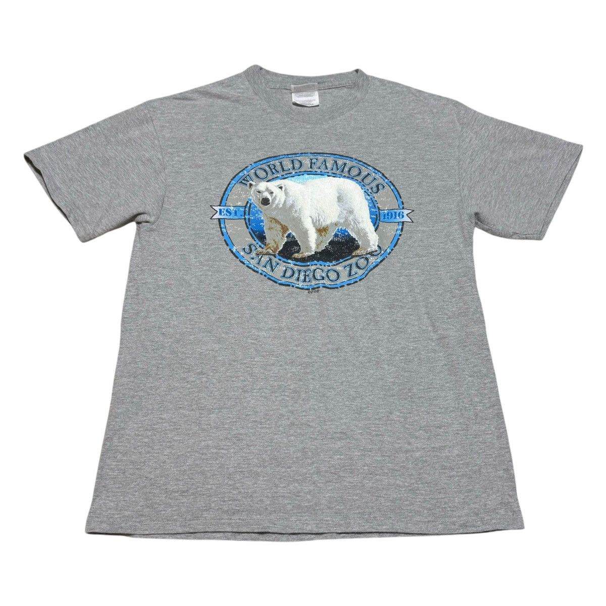 Hanes × Vintage Vintage San Diego Zoo Polar Bear Gray Shirt Adult Medium Size US M / EU 48-50 / 2 - 1 Thumbnail