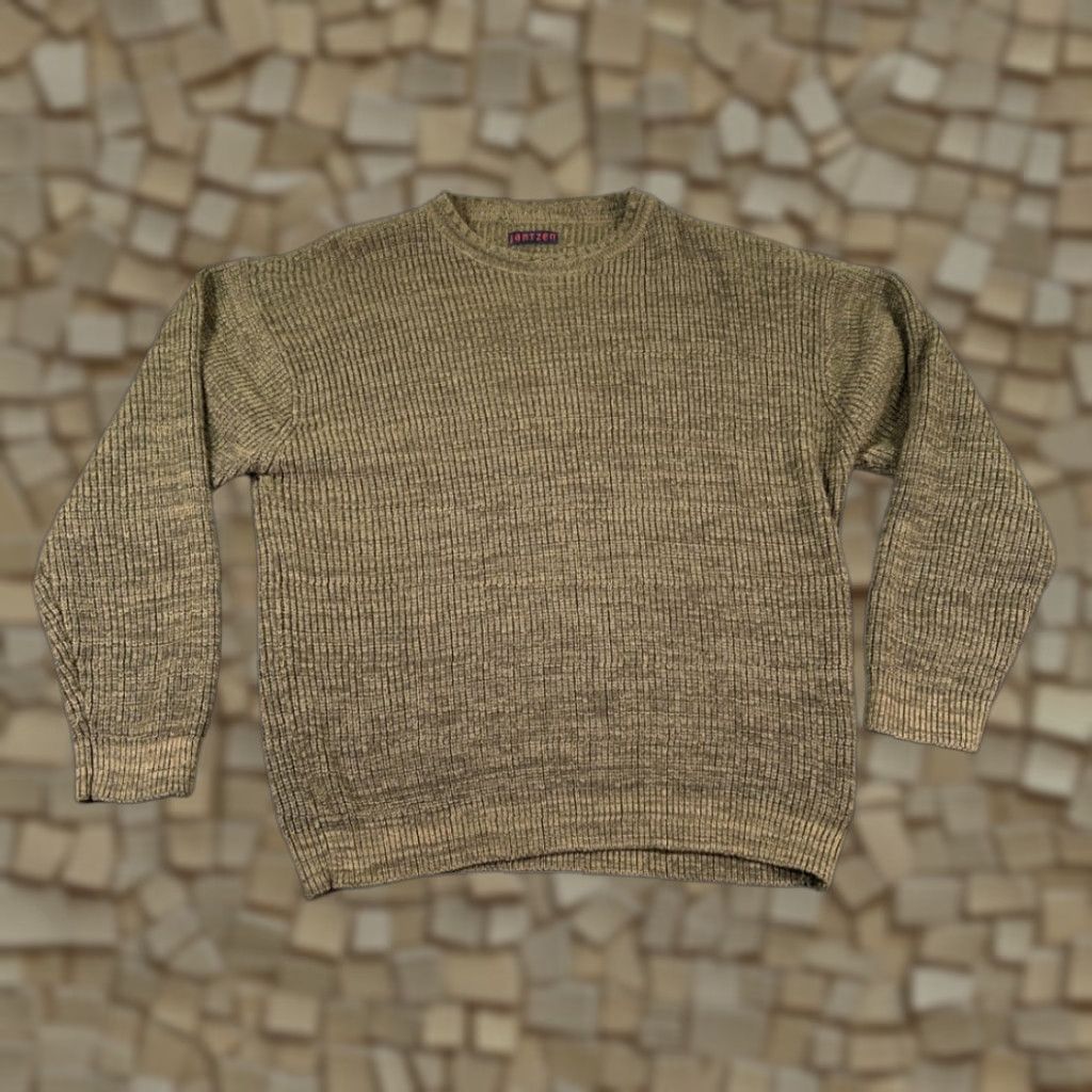 Jantzen VINTAGE Jantzen Sweater Adult XL Brown Oversized 90s Knitted Pullover Mens Size US XL / EU 56 / 4 - 1 Thumbnail