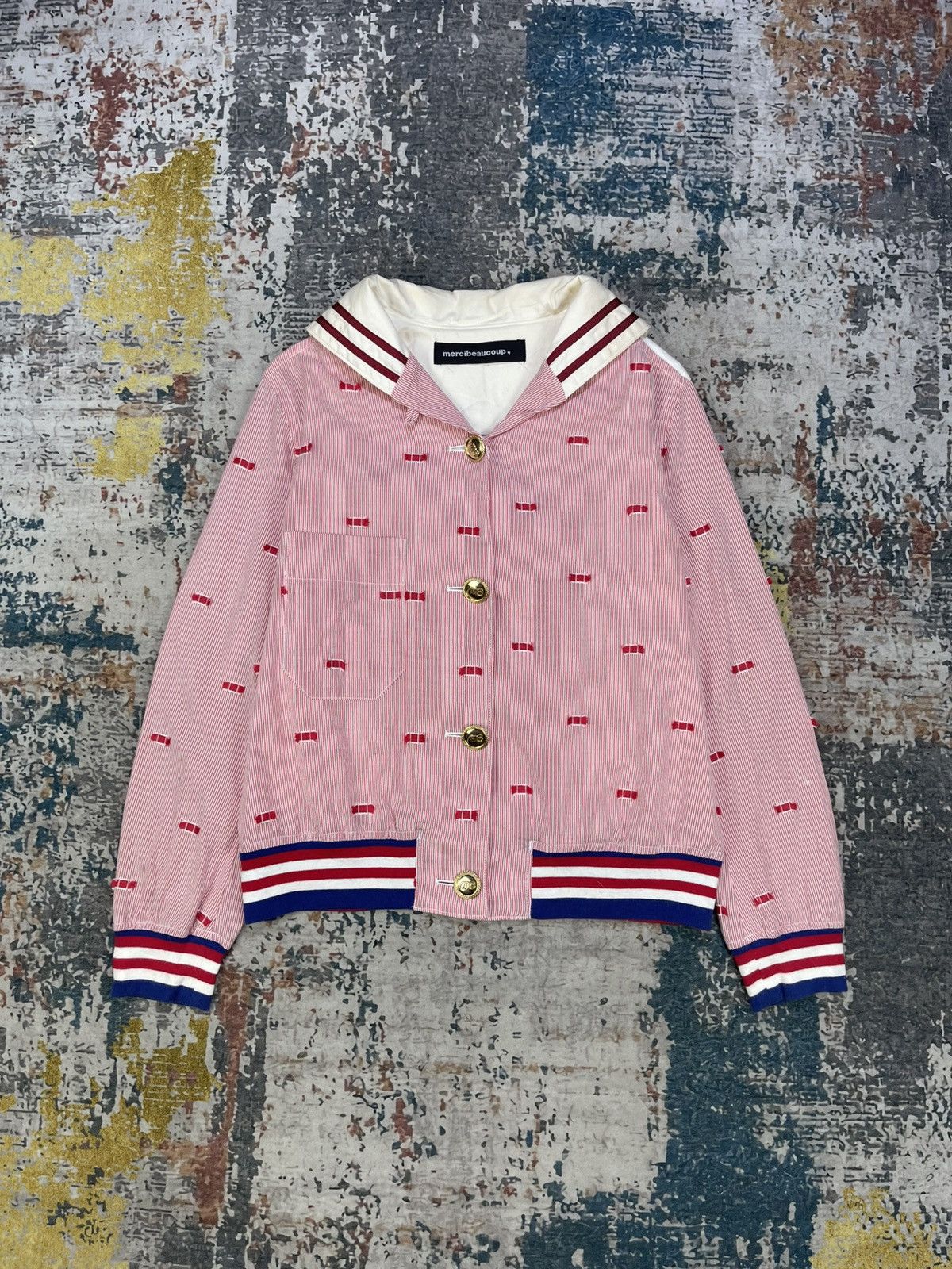 Issey Miyake Mercibeaucoup Full Ribbon Sailor Jacket