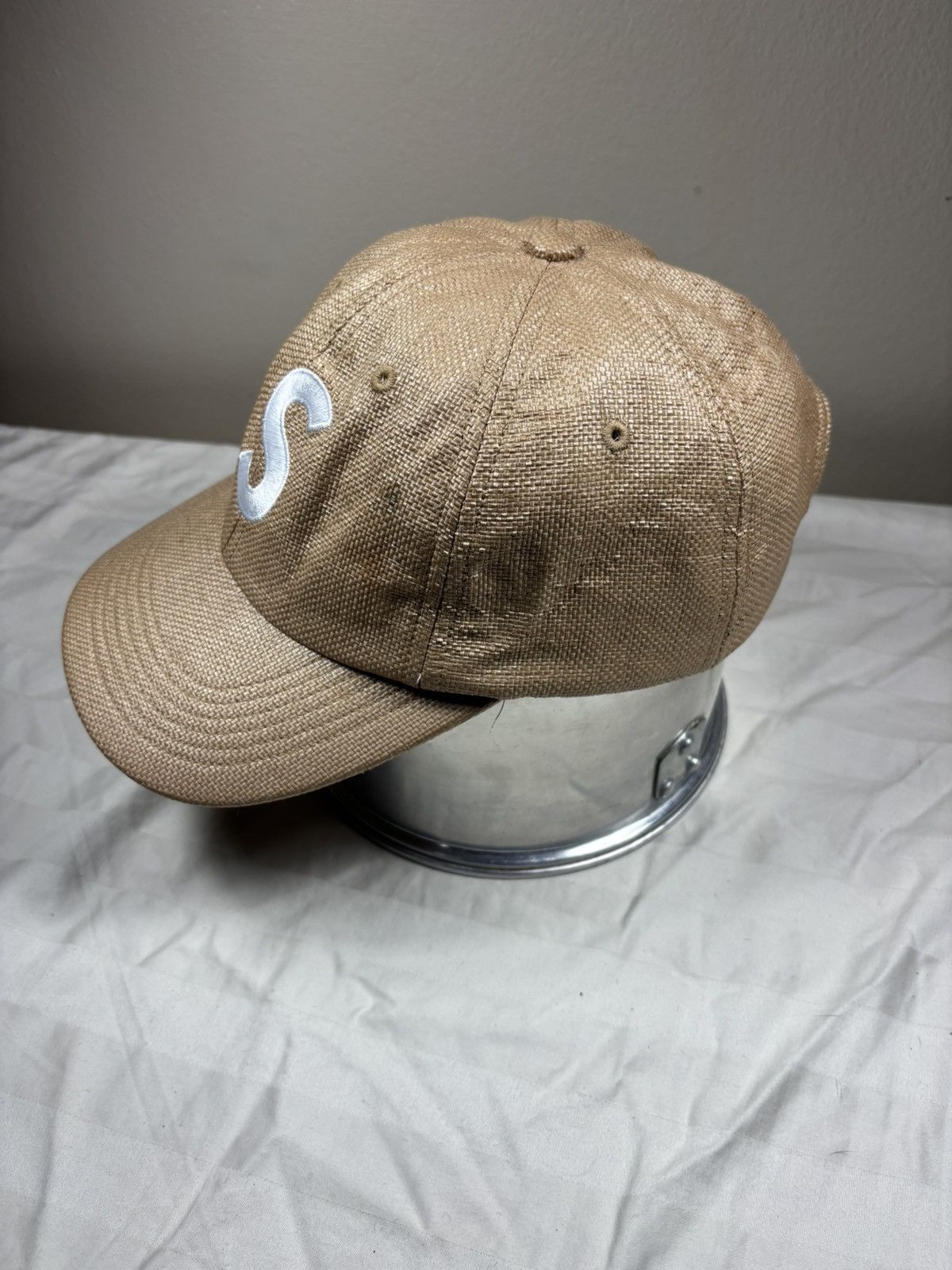 Supreme Supreme Raffia S Logo 6-Panel Hat Size ONE SIZE - 3 Thumbnail