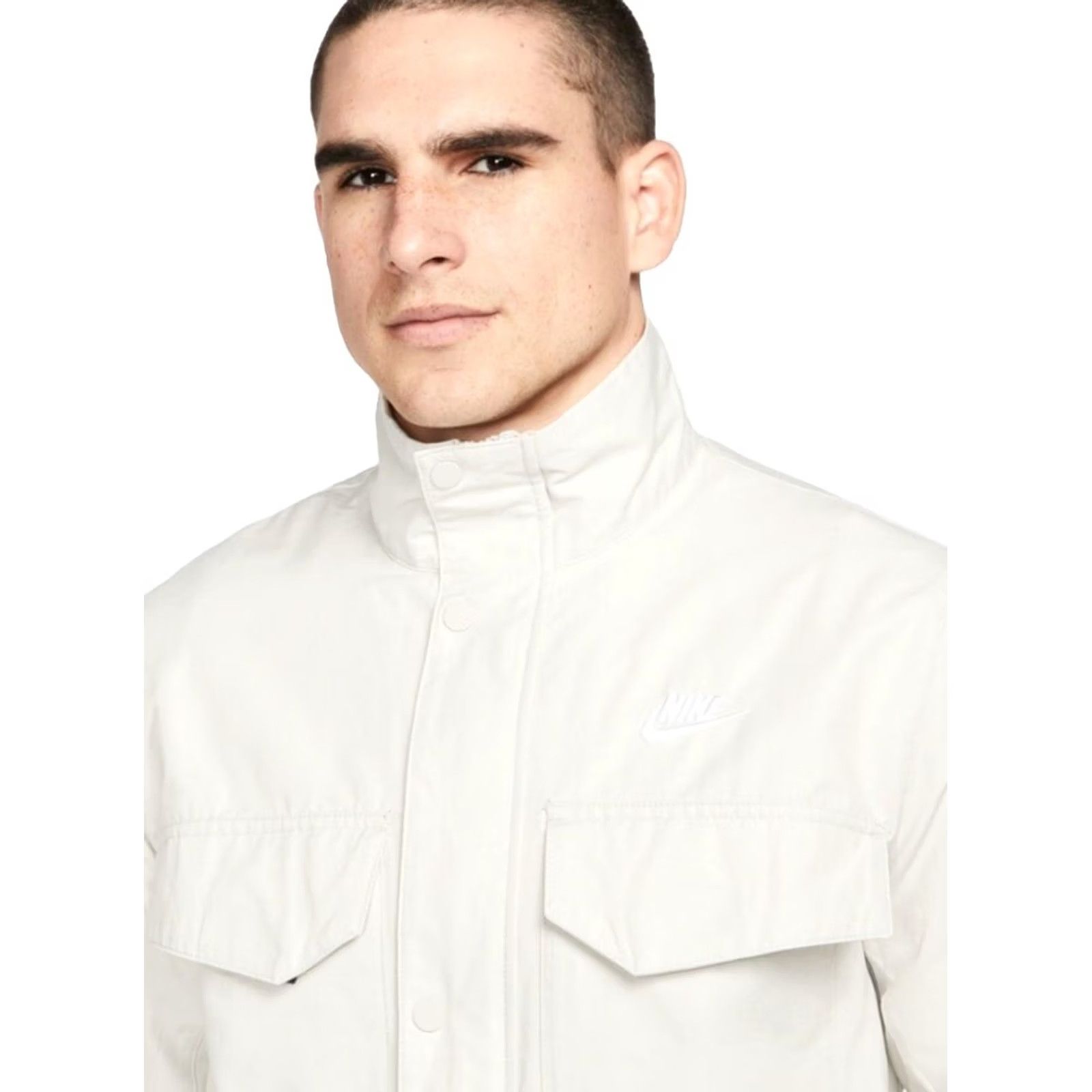 Nike Nike M65 Field Jacket Mens Size M Beige White Military Style Jacket Size US M / EU 48-50 / 2 - 3 Thumbnail