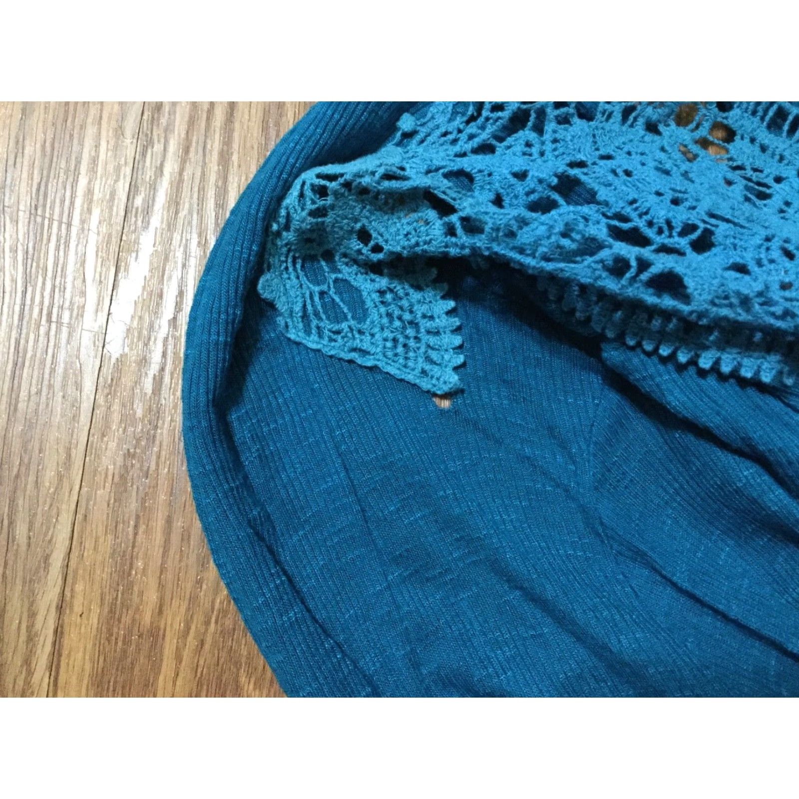 Altea VINTAGE Julie's Closet Maternity Cardigan Open-Front Teal Medium Women’s Size M / US 6-8 / IT 42-44 - 7 Thumbnail