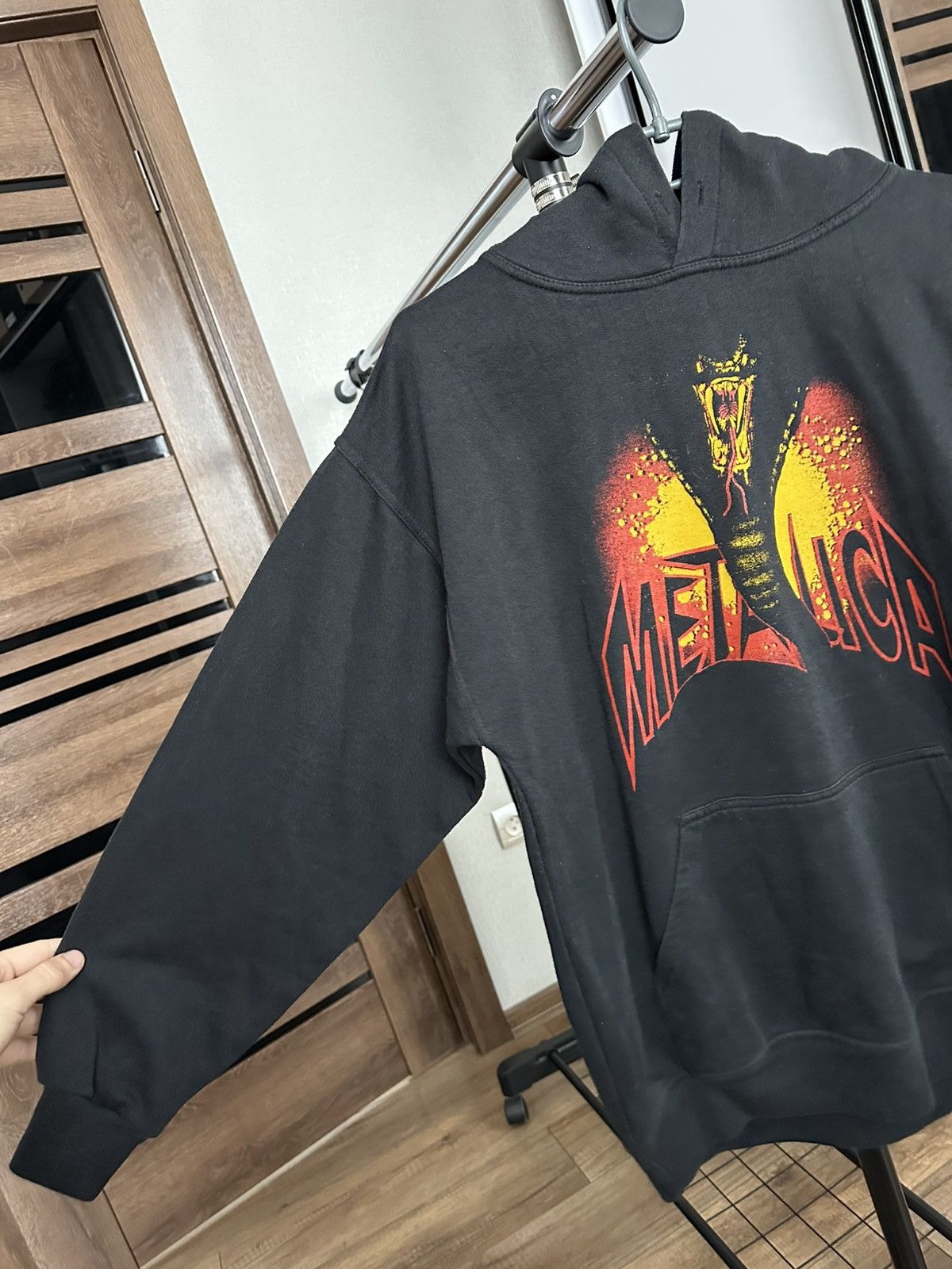 Metallica Metallica Vintage Band Rock Hoodie Pullover 90s Size US M / EU 48-50 / 2 - 9 Thumbnail