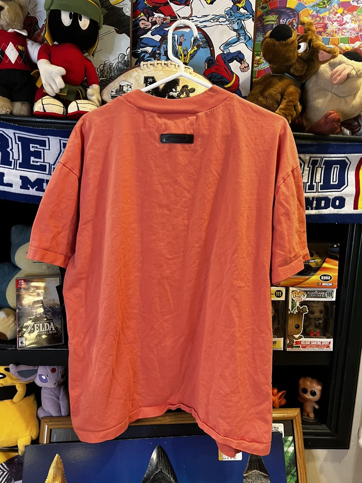 Essentials × Fear of God Fear of God Essentials FOG Coral Pink Logo Tee Size US M / EU 48-50 / 2 - 4 Thumbnail