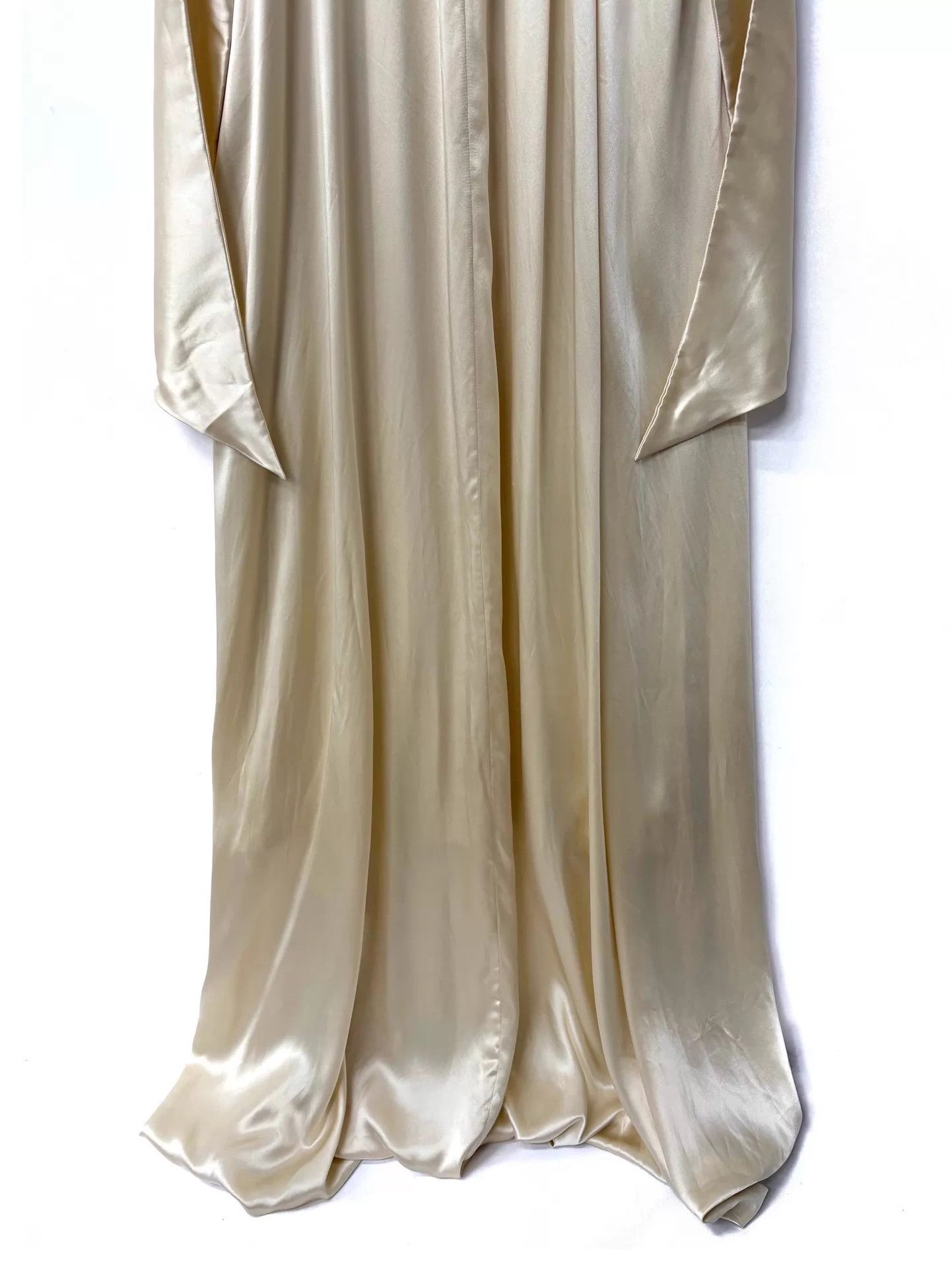 Simone Rocha Simon Rocha AW20 Runway Cream Silk Dress UK6 Size XS / US 0-2 / IT 36-38 - 4 Thumbnail