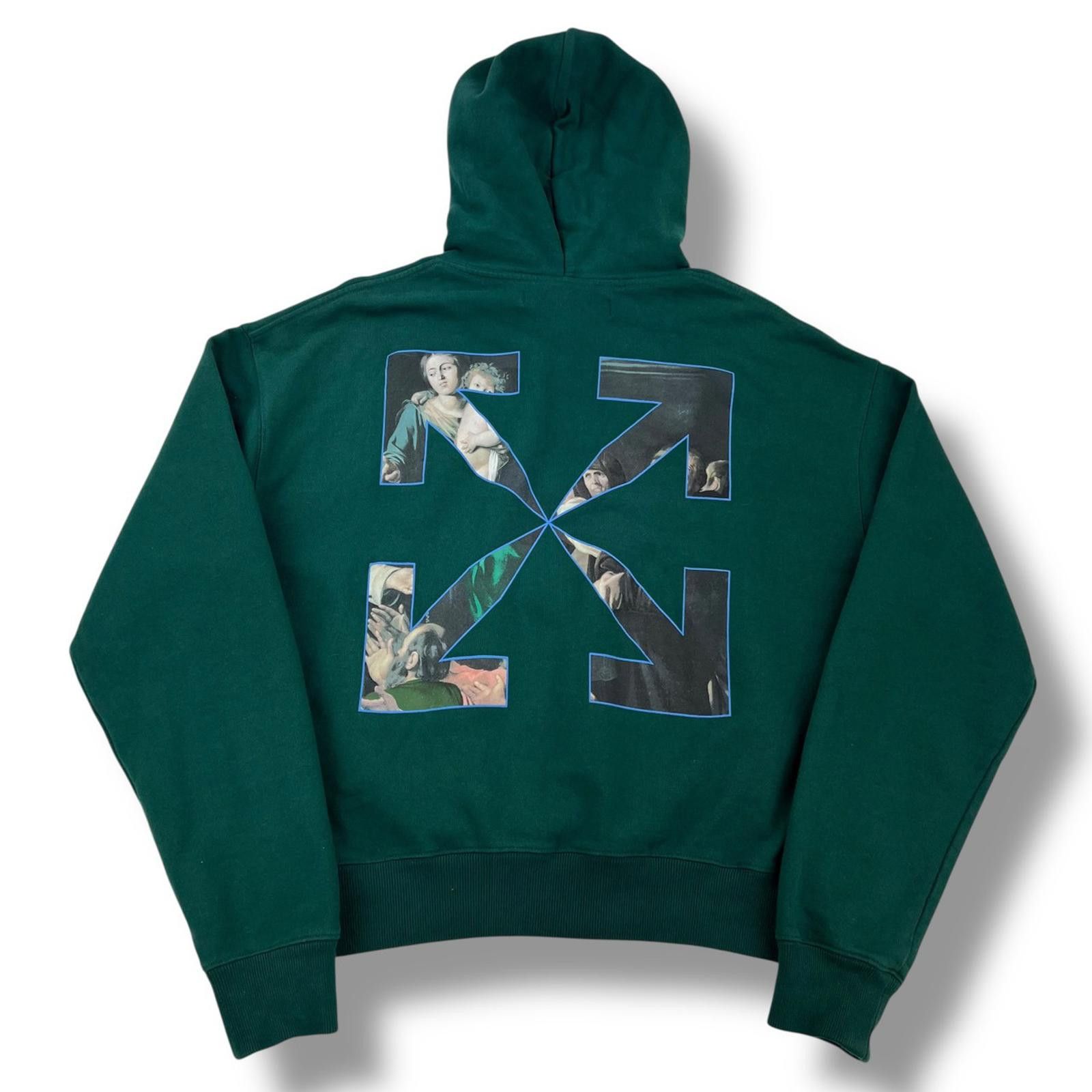 Off-White Off-White Caravaggio Painting Green Hoodie Size US S / EU 44-46 / 1 - 3 Thumbnail