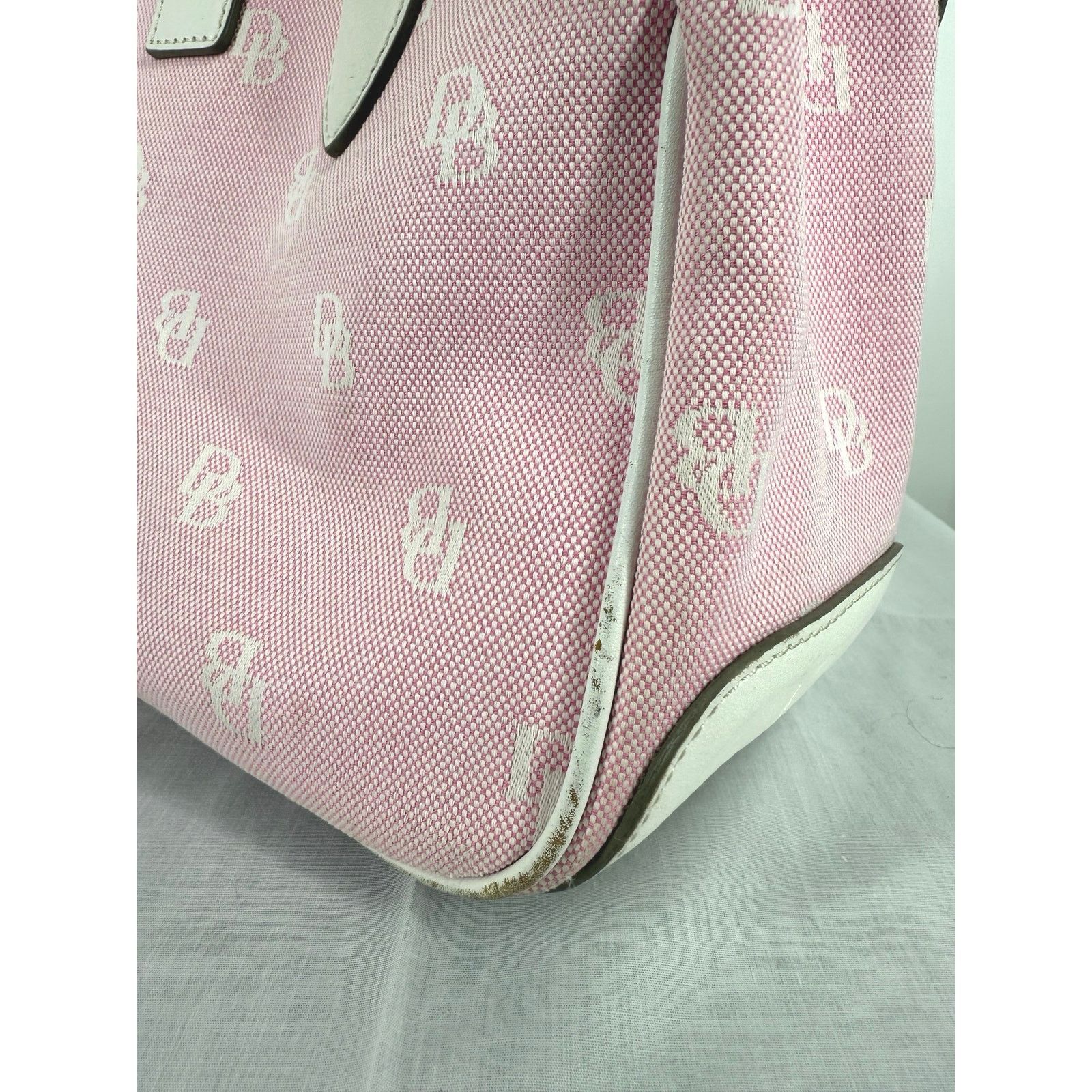 Dooney & Bourke Vintage Dooney & Bourke Signature Canvas and Leather Satchel Size ONE SIZE - 9 Thumbnail