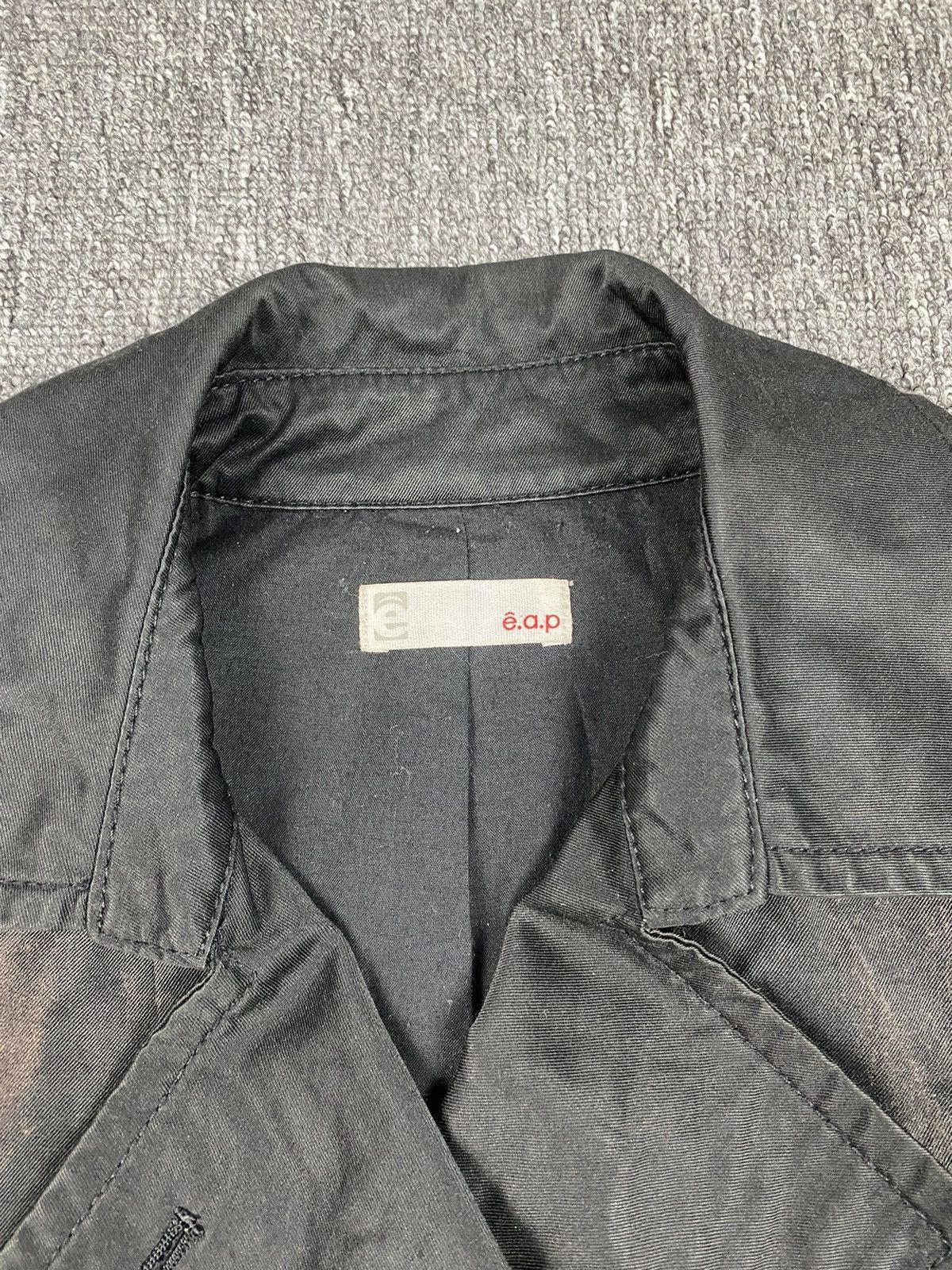 Japanese Brand Eap Bleach Belted Peacoat Jacket Size M / US 6-8 / IT 42-44 - 5 Thumbnail