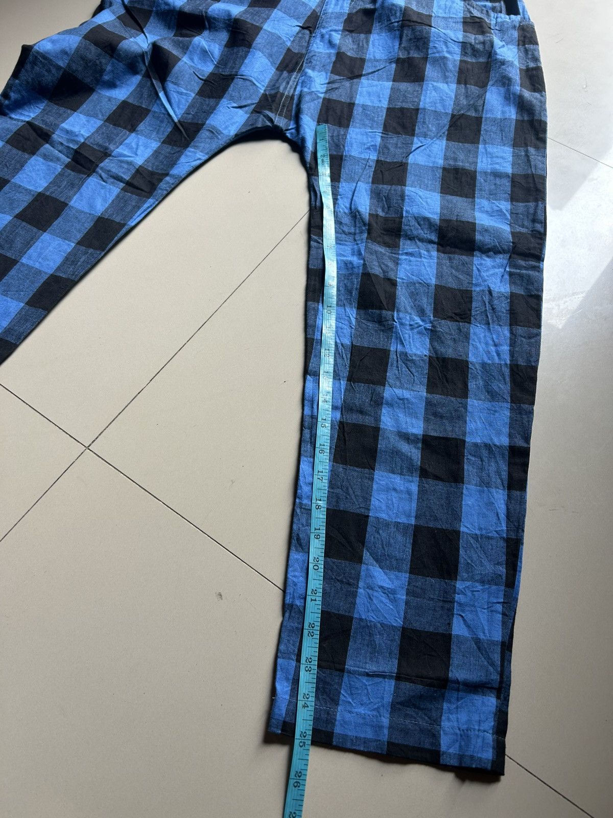 Hysteric Glamour Super Lovers Tokyo Blue Checkered Coverall Size US 32 / EU 48 - 24 Thumbnail