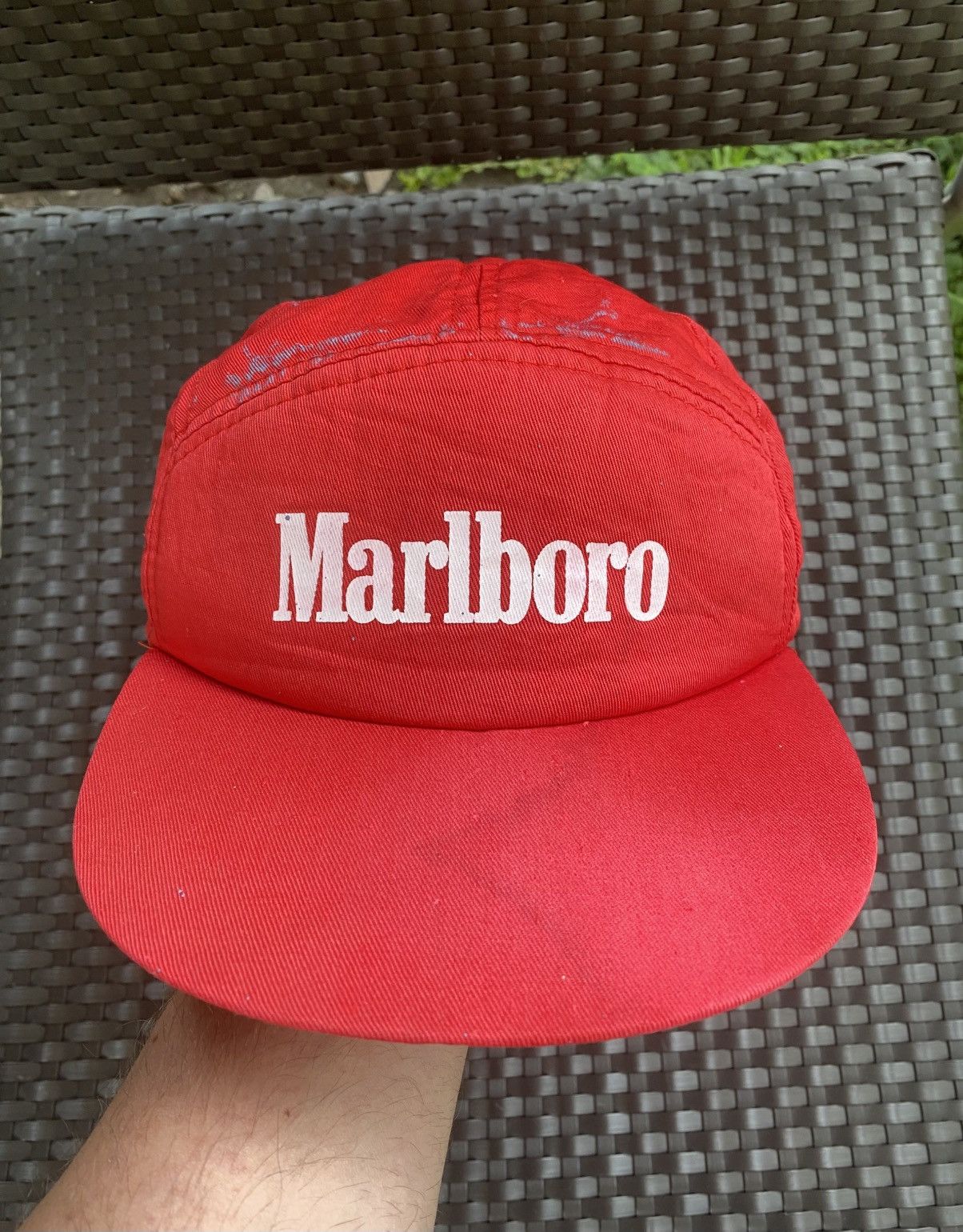 Marlboro Vintage Marlboro Cap Hat Mercedes Lucky Strike Size ONE SIZE - 1 Thumbnail