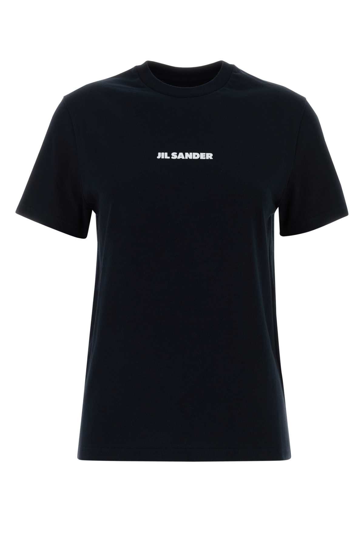 Jil Sander Black Cotton T-Shirt Size XS / US 0-2 / IT 36-38 - 1 Thumbnail
