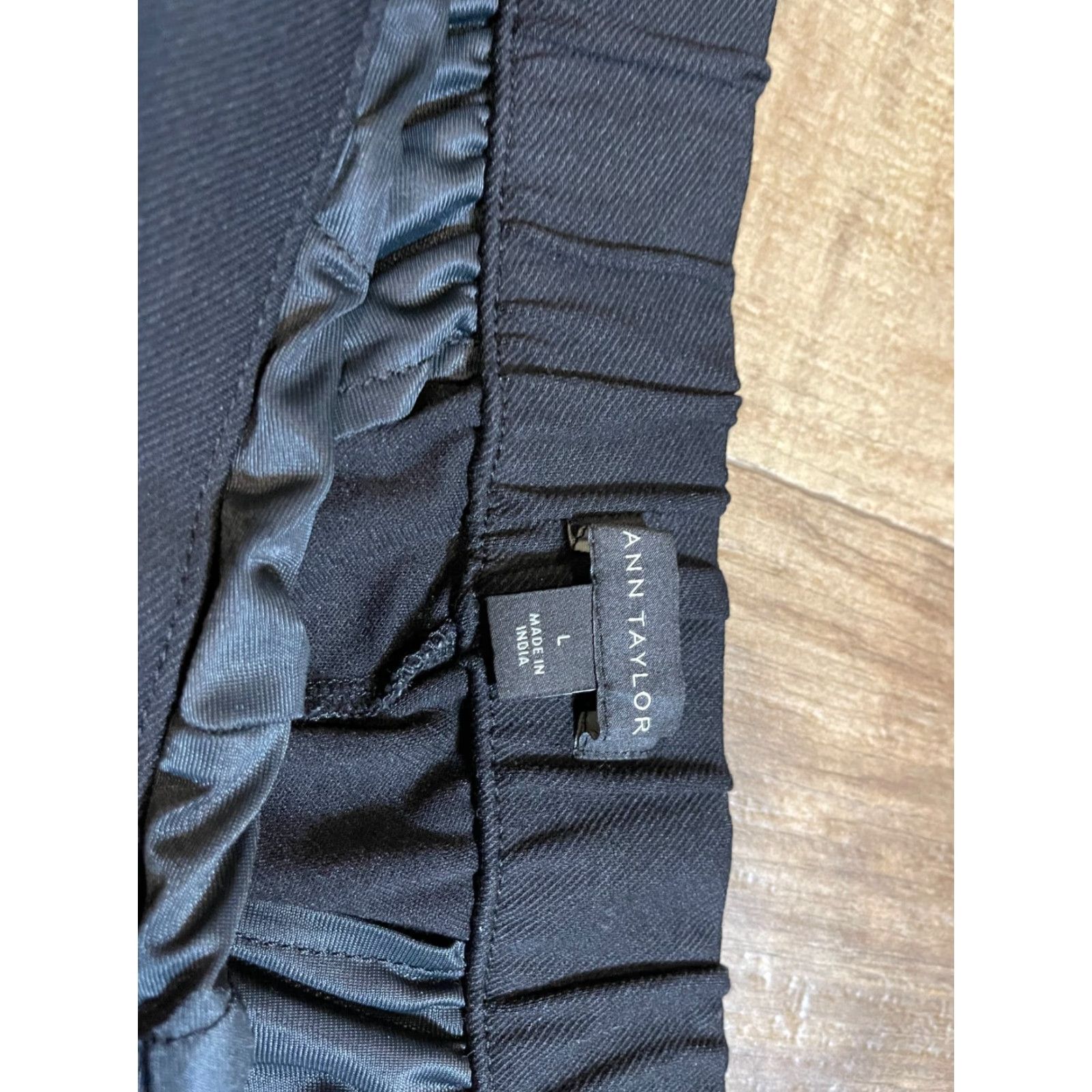 Ann Taylor Ann Taylor LOFT Pants Womens Large L Black Regular Flat Front Ankle Seasonal Black Size 36" / US 14 / IT 50 - 4 Thumbnail