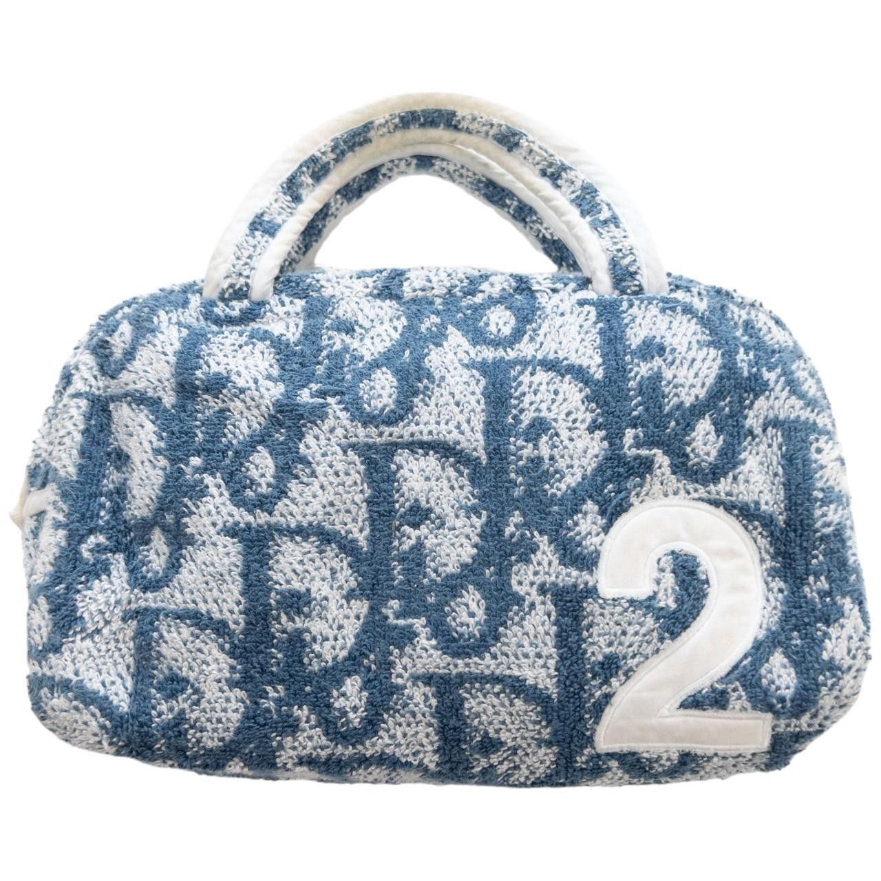 Dior Vintage Dior Terry Cloth Monogram Hand Bag Size ONE SIZE - 1 Thumbnail