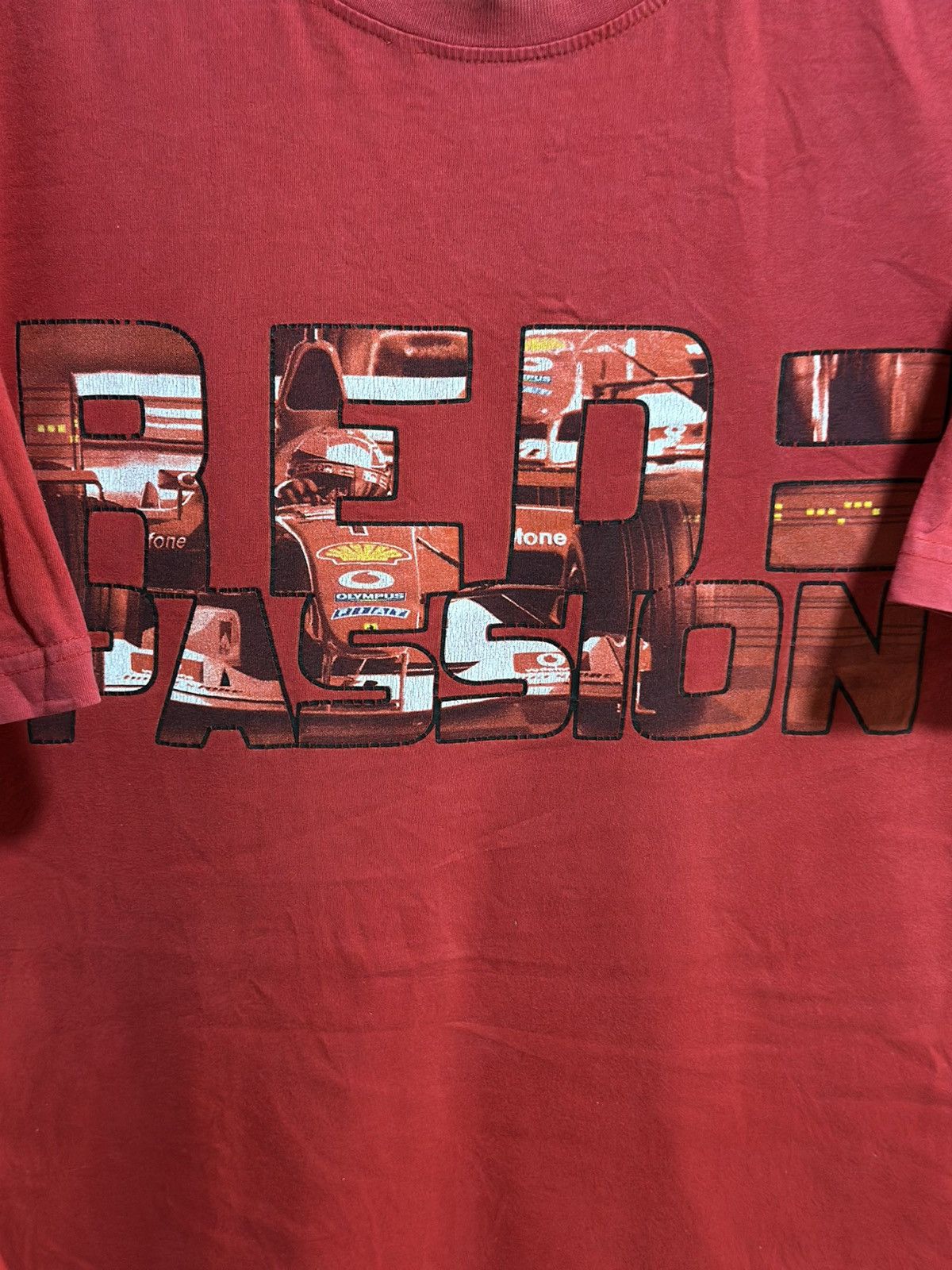 Ferrari Vintage Ferrari Red Passion Faded Tee Size US M / EU 48-50 / 2 - 2 Thumbnail