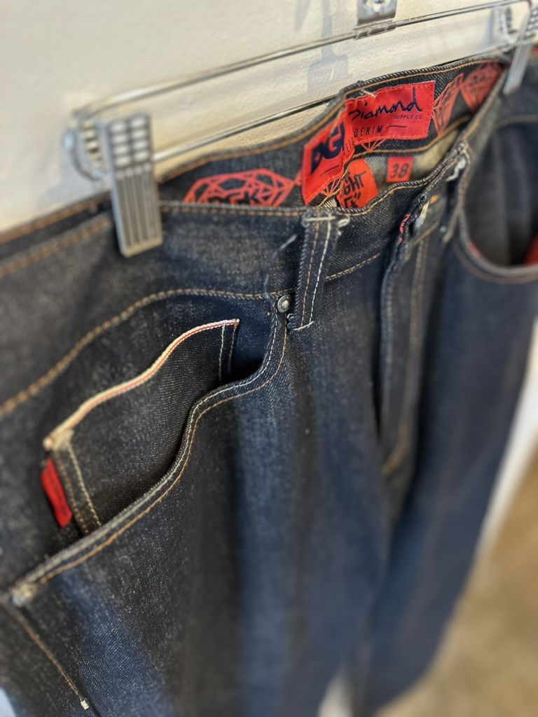 DGK DGK x DIAMOND SUPPLY CO Selveged Raw Jeans sz 38 Size US 38 / EU 54 - 2 Thumbnail