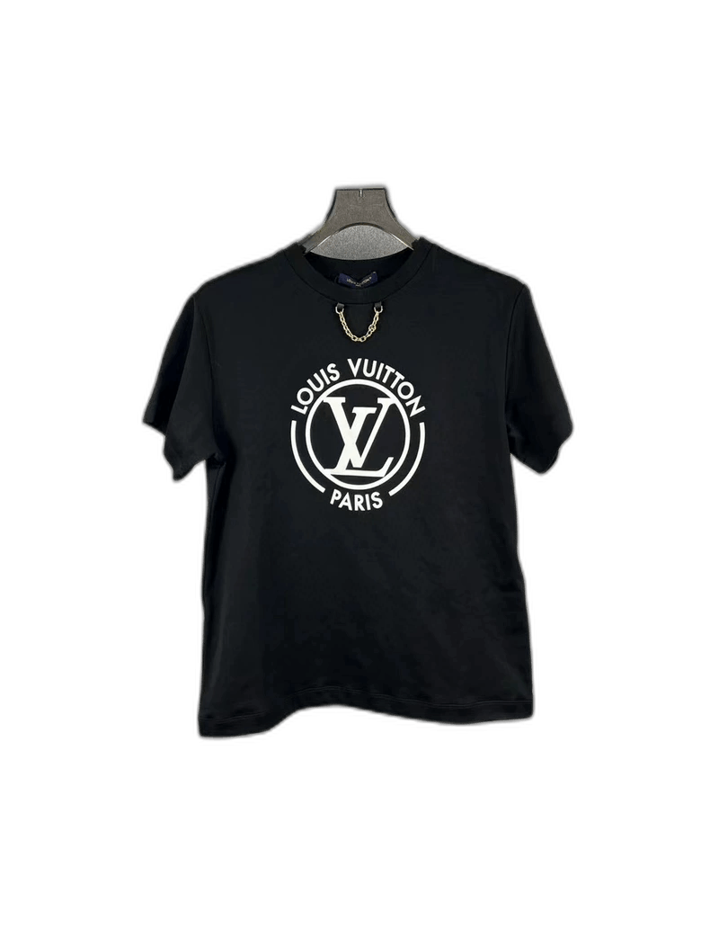 Louis Vuitton LOUIS VUITTON LV Logo Chain Short Sleeve TShirt-2506 Size US M / EU 48-50 / 2 - 1 Thumbnail