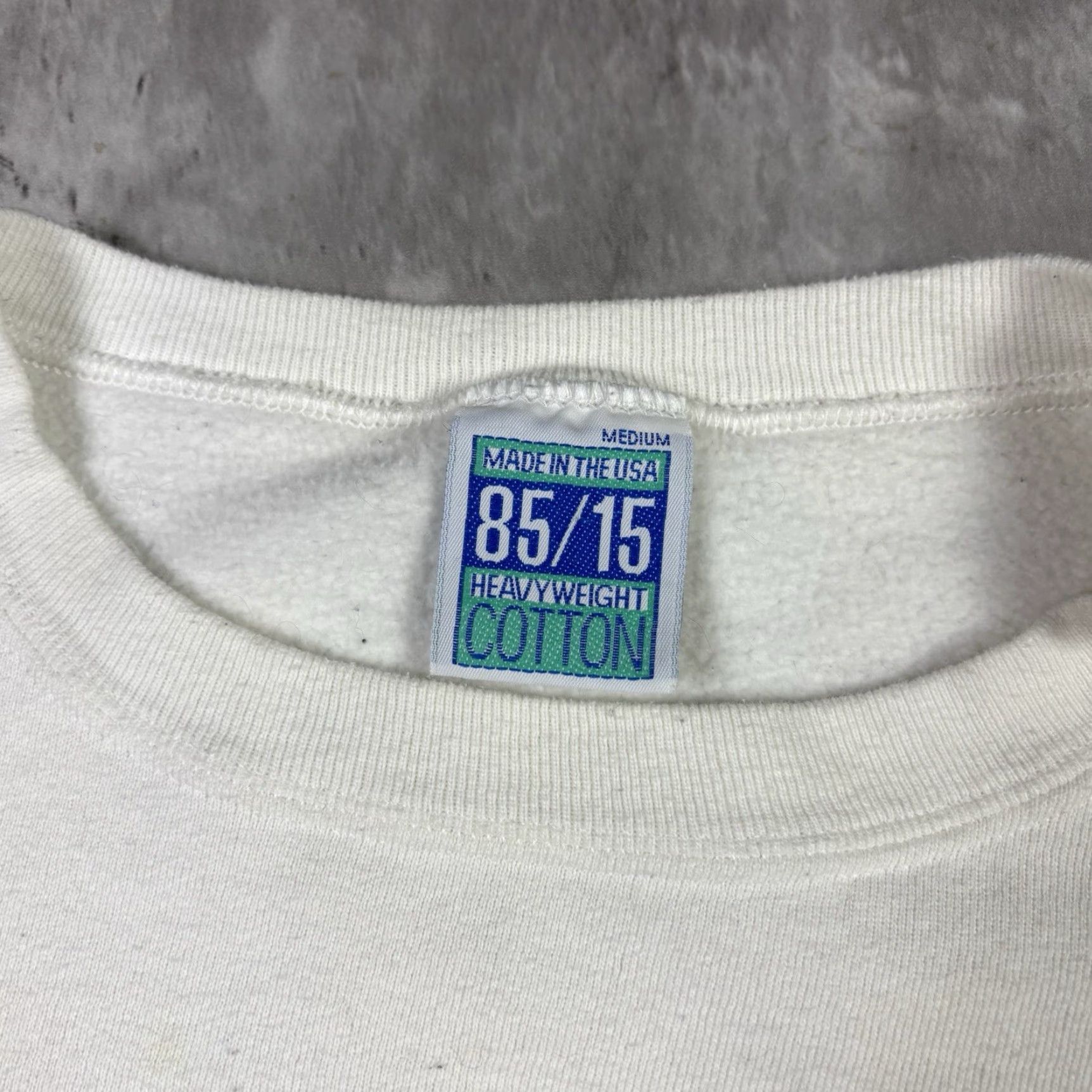 Vintage VINTAGE Myrtle Beach South Carolina White Pullover Crewneck Sweatshirt M Shirt Mens 90s Graphic Print Embroidered Logo Cotton Blend Heavyweight Size US M / EU 48-50 / 2 - 7 Thumbnail