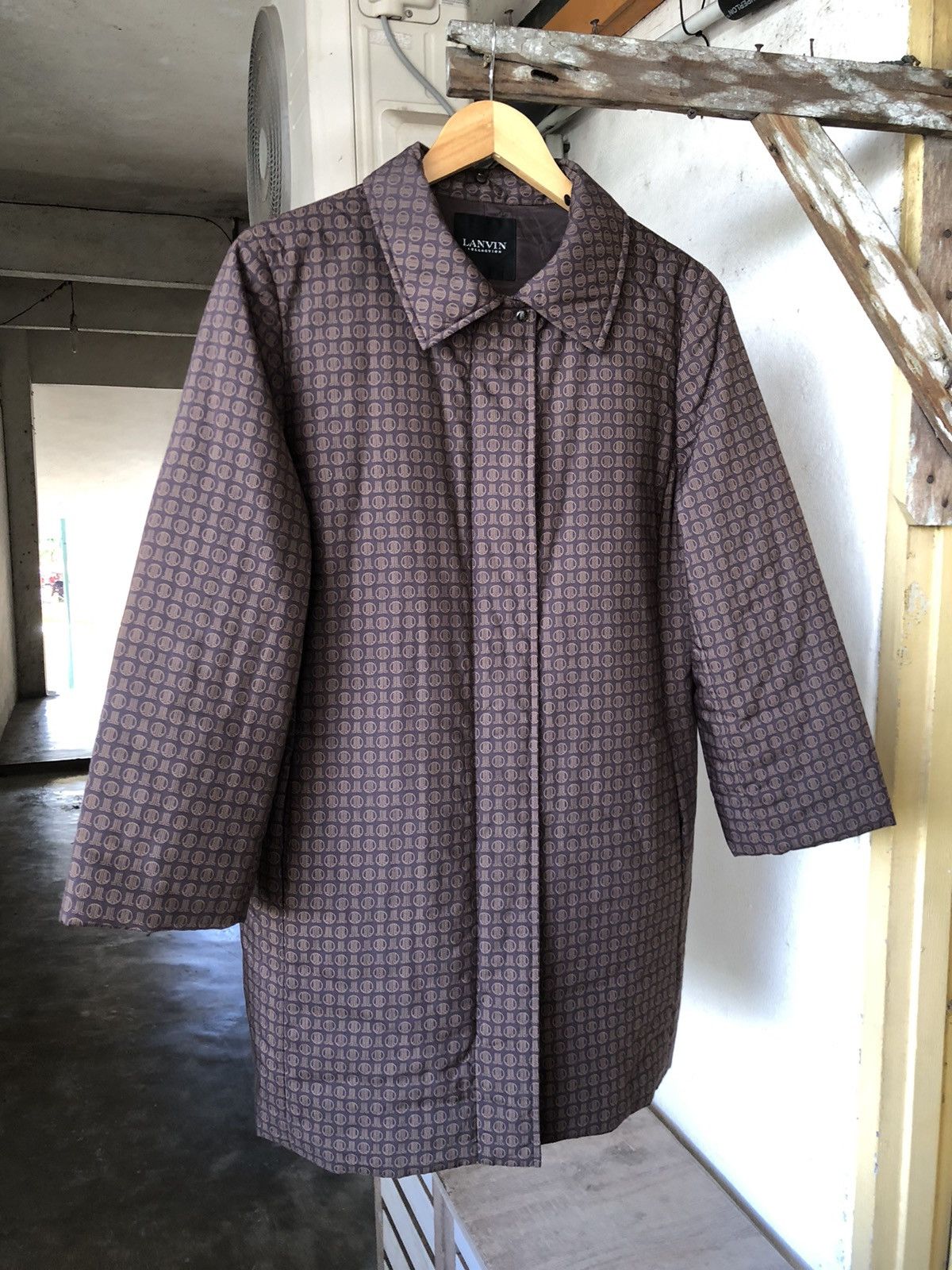 Lanvin Vintage Lanvin Monogram Light Puffer Jacket Size M / US 6-8 / IT 42-44 - 3 Thumbnail