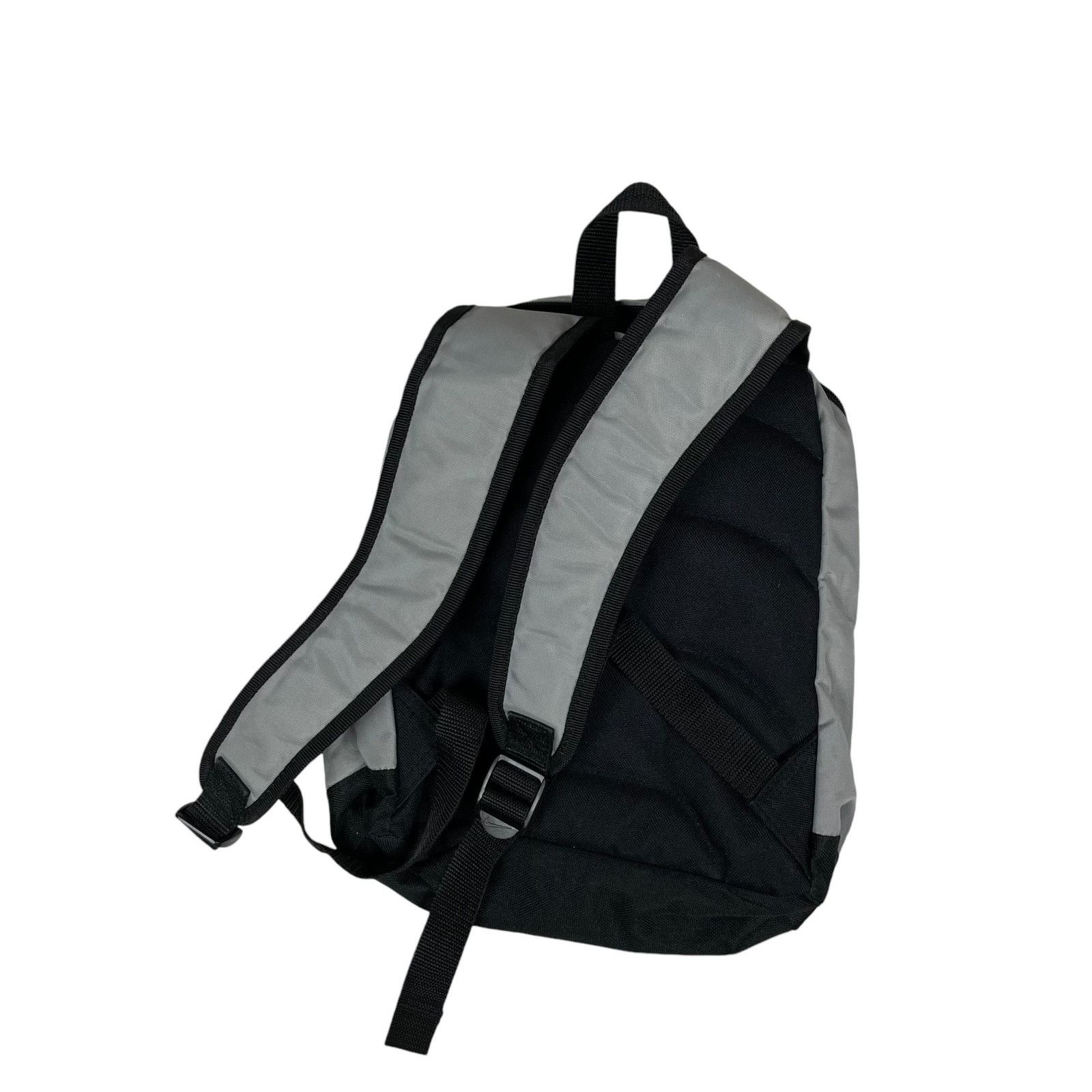 Nike × Vintage Vintage Nike Gray Black Swoosh Adjustable Strap Backpack Bag Size ONE SIZE - 4 Thumbnail