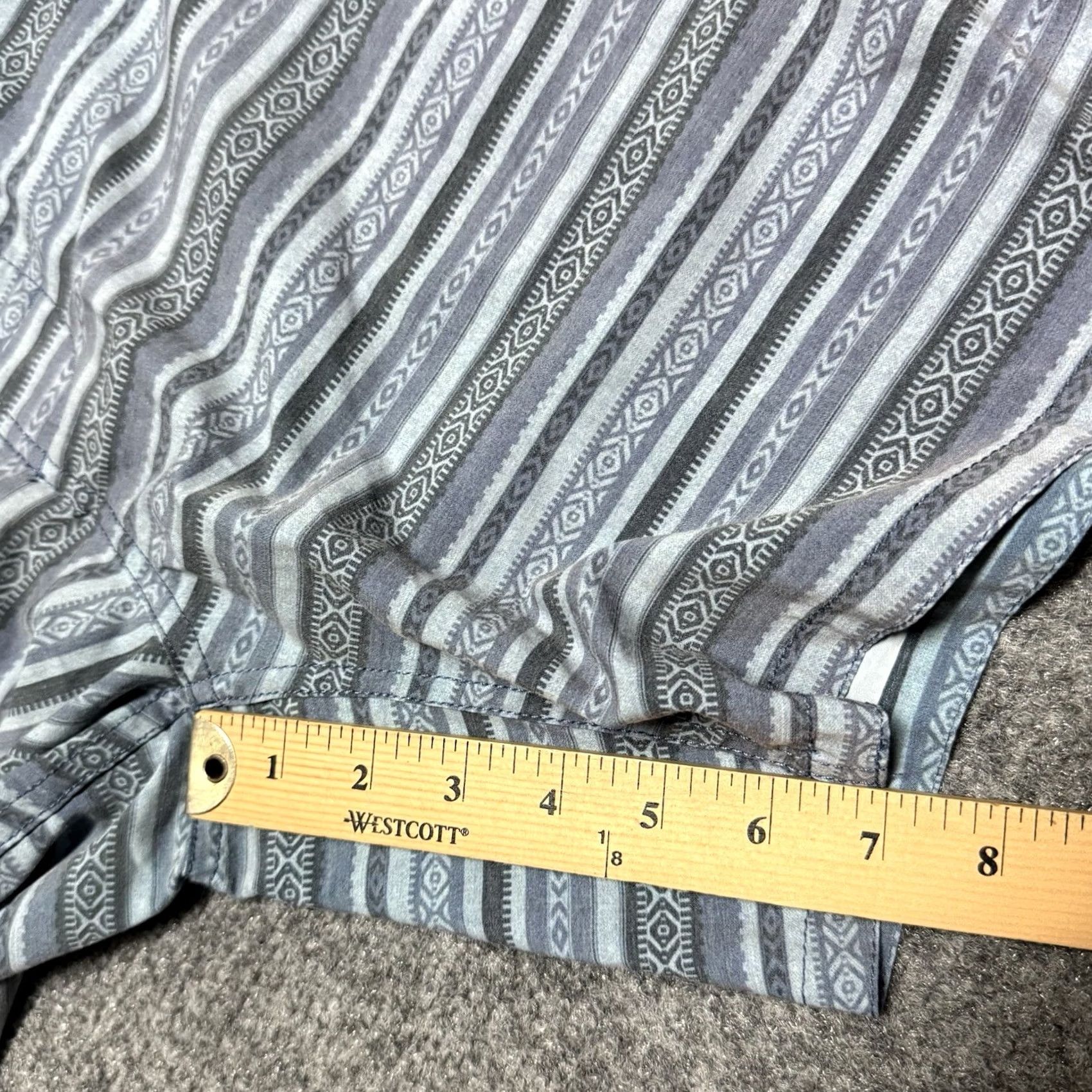 Faherty Faherty Boardshorts Mens 34 Classic Blue Falls Ikat Swim Shorts Bathing Suit Geometric Beach Size US 34 / EU 50 - 7 Thumbnail