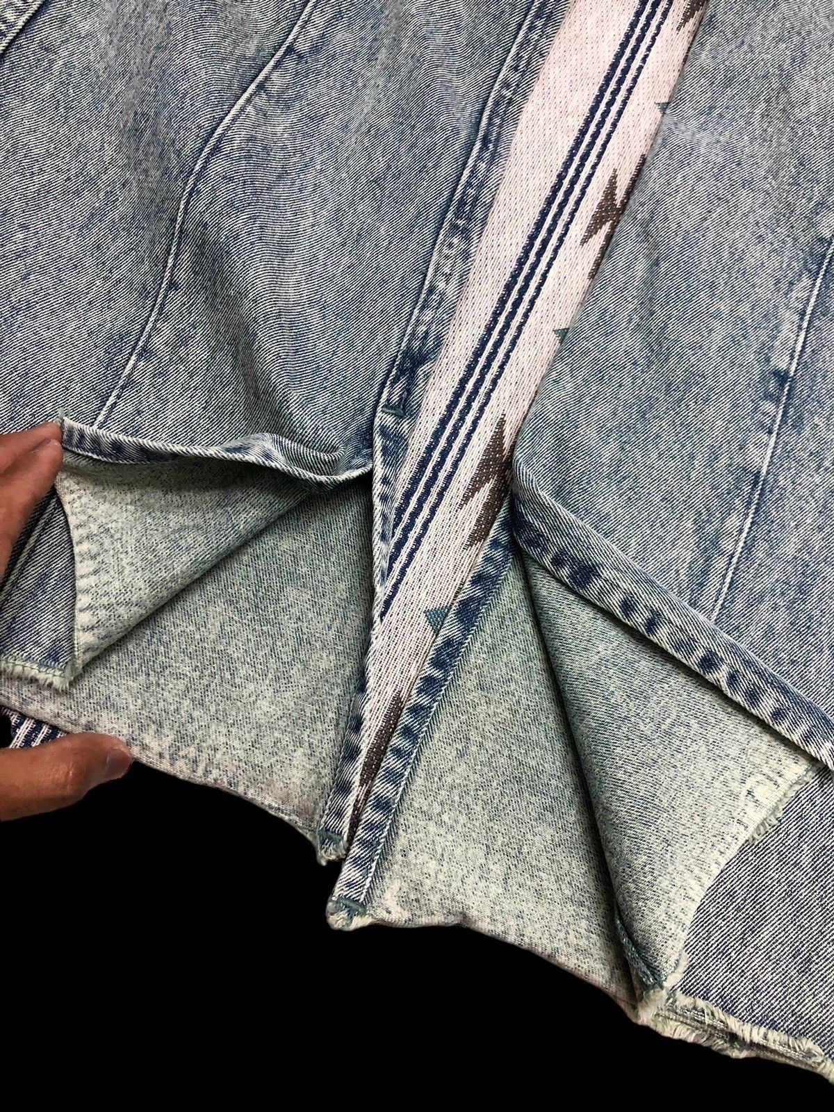 HARE × Japanese Brand FLARE‼️‼️RECONSTRUCTED DENIM BY HARE Size 26" / US 2 / IT 38 - 5 Thumbnail