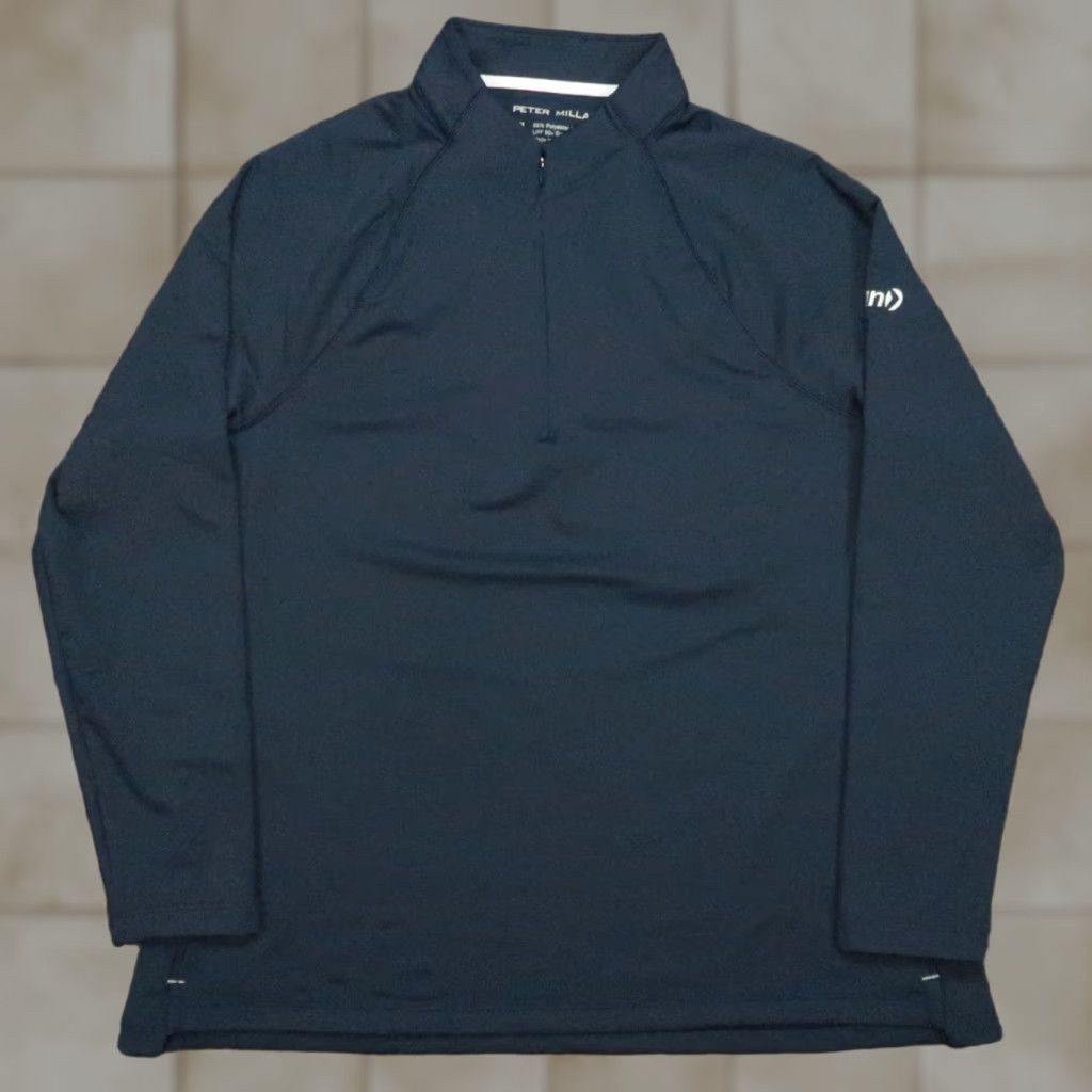 Peter Millar Peter Millar Pullover Womens Extra Large Blue Raglan Sleeve Perth Layer 1/4 Zip Size XL / US 12-14 / IT 48-50 - 1 Thumbnail