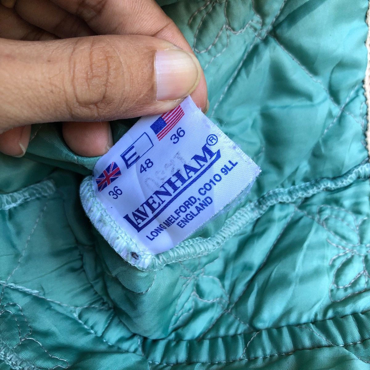 Bape × Lavenham × Vintage Vintage LAVENHAM x BAPY butterfly quilted jacket Size XS / US 0-2 / IT 36-38 - 8 Thumbnail